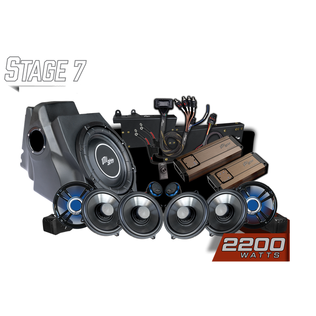 Photo of 2025+ RZR® Pro Series Ride Command® Stage 7 Stereo Kit | UTVS-PRO2-S7-RC by UTV Stereo - Premium Polaris RZR Stage Kit for UTVs / Side by Sides