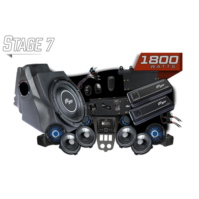 Photo of 2025+ RZR® Pro Series Signature Stage 7 Stereo Kit | UTVS-PRO2-S7-S by UTV Stereo - Premium Polaris RZR Stage Kit for UTVs / Side by Sides