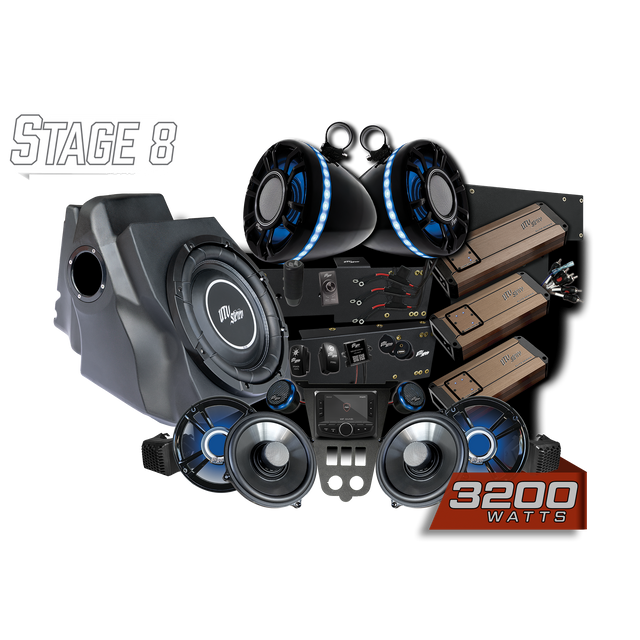Photo of 2025+ RZR® Pro Series Elite Stage 8 Stereo Kit | UTVS-PRO2-S8-E by UTV Stereo - Premium Polaris RZR Stage Kit for UTVs / Side by Sides