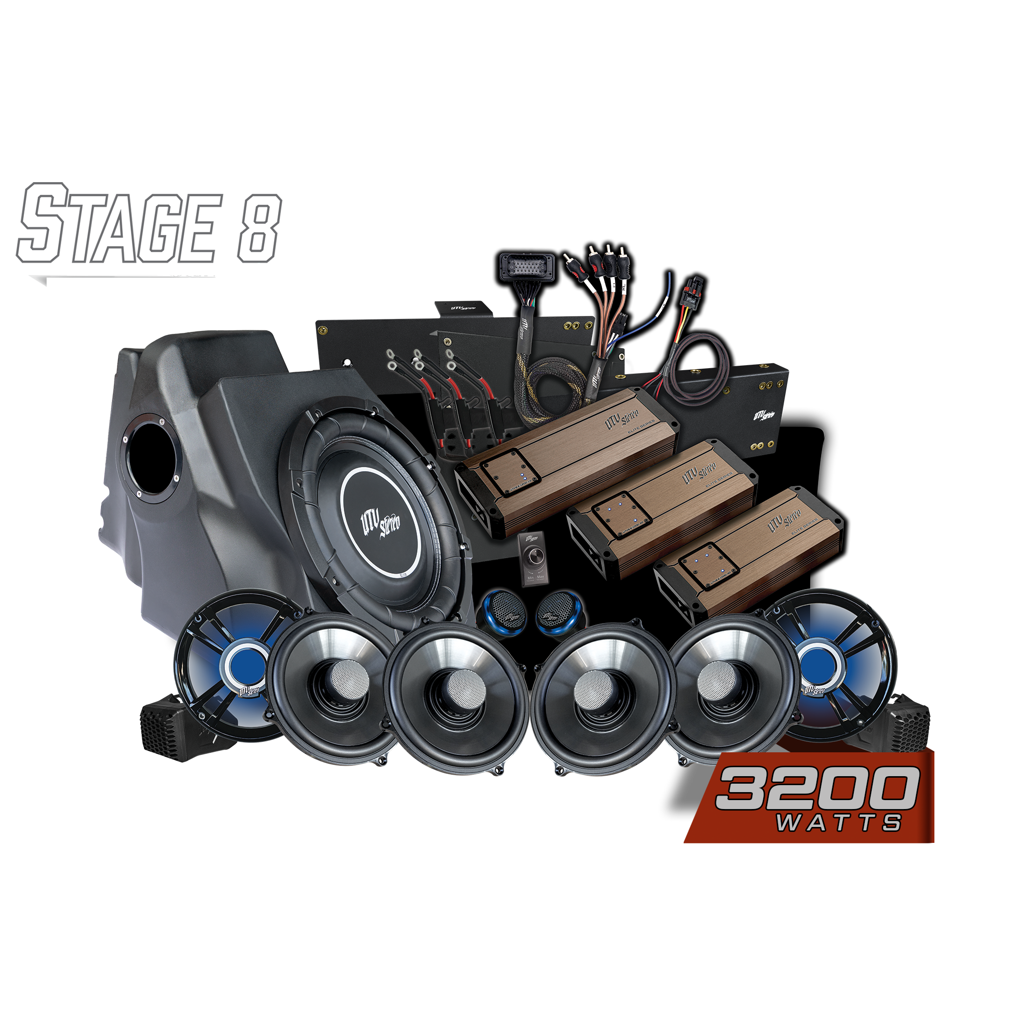 Photo of 2025+ RZR® Pro Series Ride Command® Stage 8 Stereo Kit | UTVS-PRO2-S8-RC by UTV Stereo - Premium Polaris RZR Stage Kit for UTVs / Side by Sides