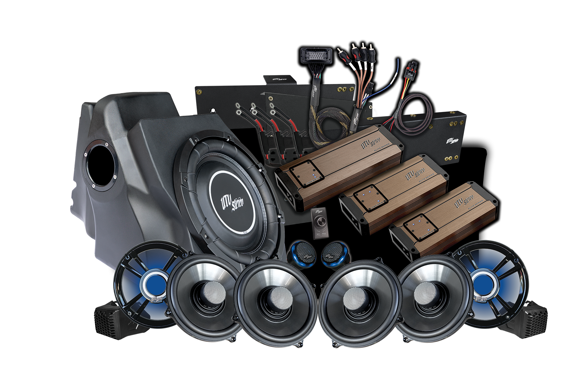Photo of 2025+ RZR® Pro Series Ride Command® Stage 8 Stereo Kit | UTVS-PRO2-S8-RC by UTV Stereo - Premium Polaris RZR Stage Kit for UTVs / Side by Sides