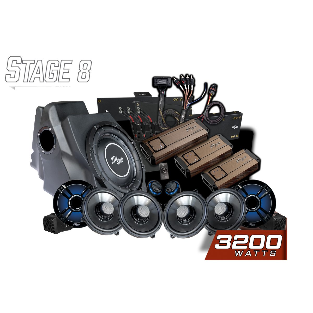 UTV Stereo 2025-2026 RZR Pro Stage 8 Ride Command audio system