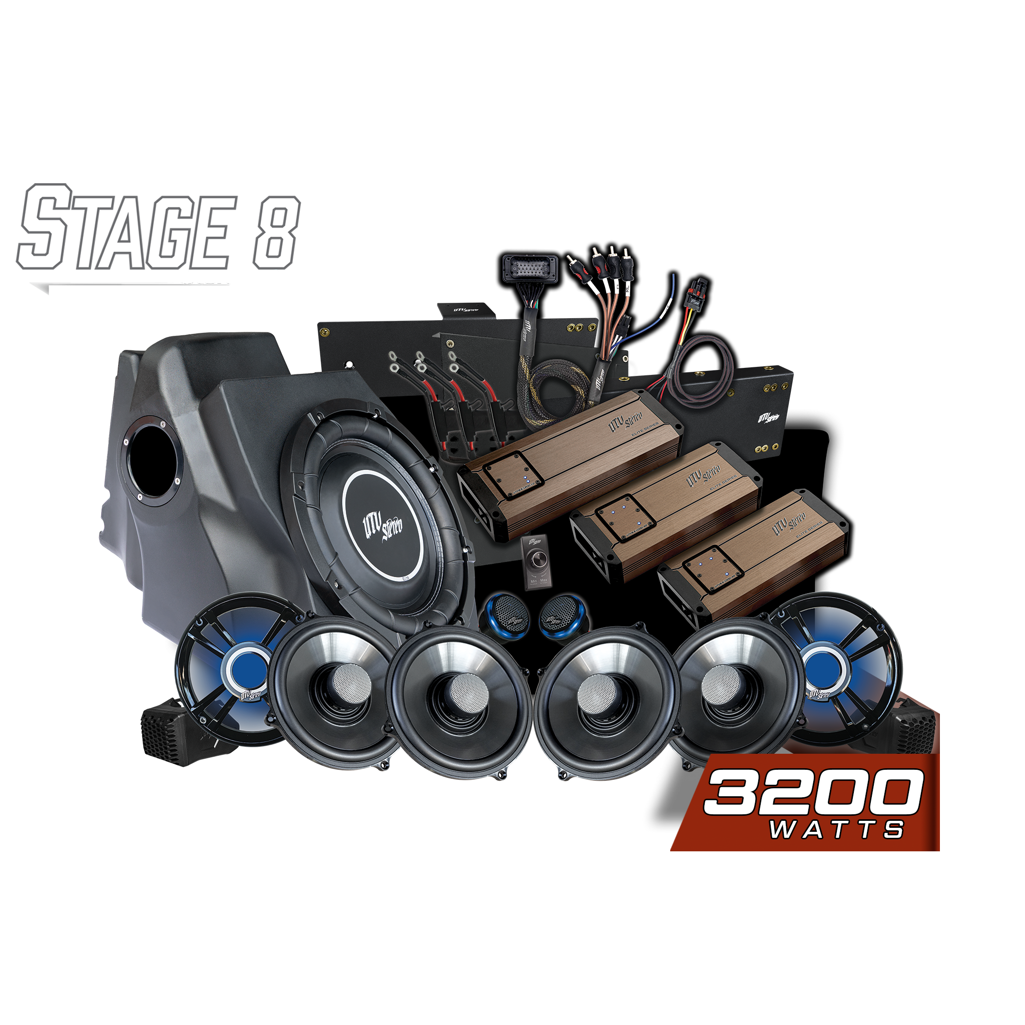 UTV Stereo - '25-'26 RZR Pro Series Ride Command Stage 8 Stereo Kit | UTVS-PRO2-S8-RC