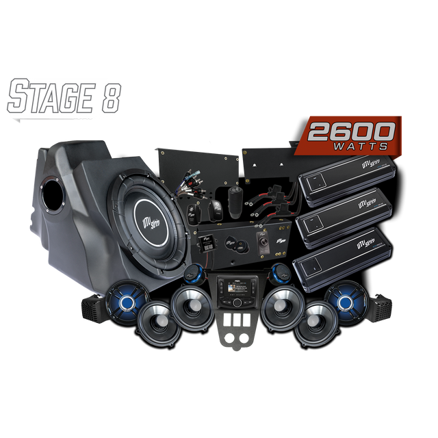 Photo of 2025+ RZR® Pro Series Signature Stage 8 Stereo Kit | UTVS-PRO2-S8-S by UTV Stereo - Premium Polaris RZR Stage Kit for UTVs / Side by Sides