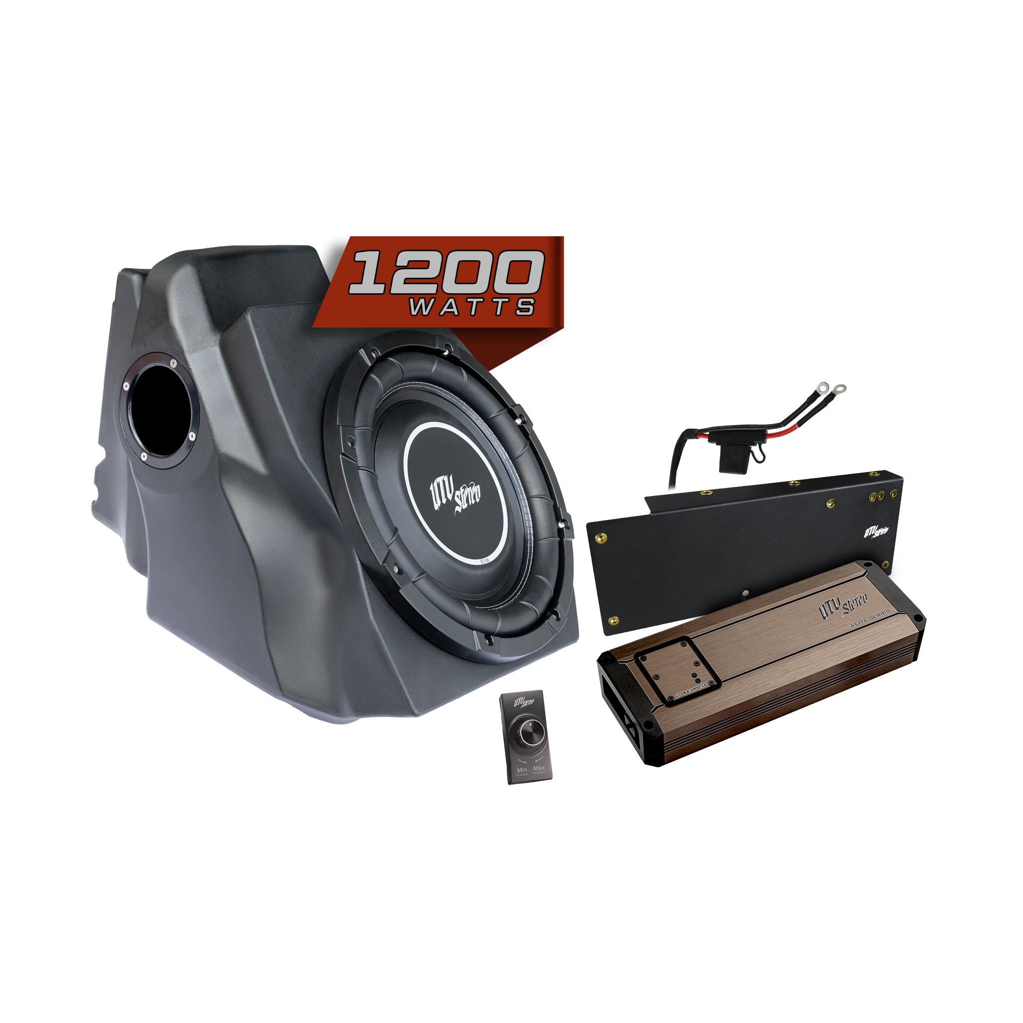 Photo of 2025+ RZR® Pro Series 1200W Subwoofer Kit Subwoofer Kit | UTVS-PRO2-SUB-1200-1 by UTV Stereo - Premium RZR Pro Series Subwoofer Kit for UTVs / Side by Sides
