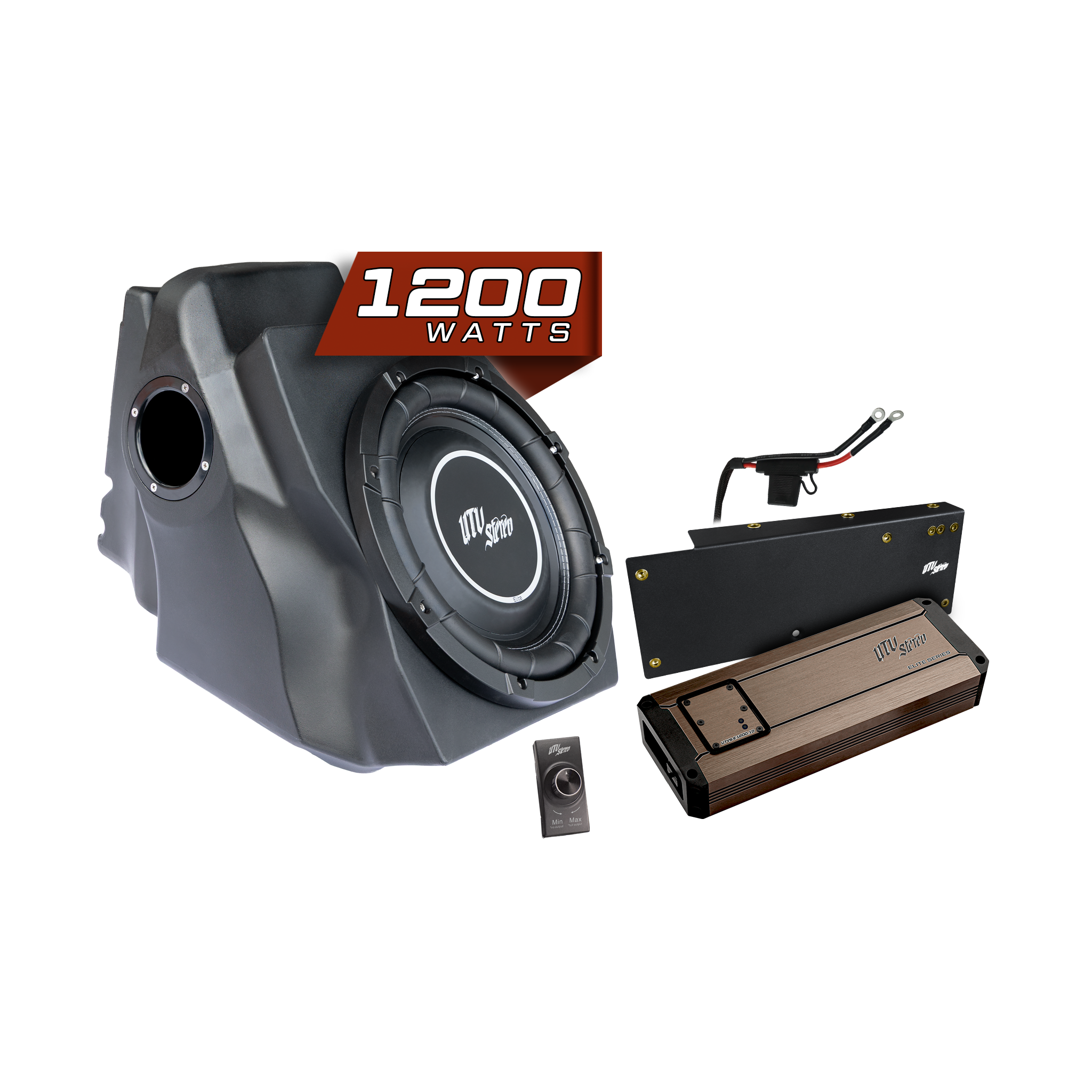 Photo of 2025+ RZR® Pro Series 1200W Subwoofer Kit Subwoofer Kit | UTVS-PRO2-SUB-1200-1 by UTV Stereo - Premium RZR Pro Series Subwoofer Kit for UTVs / Side by Sides