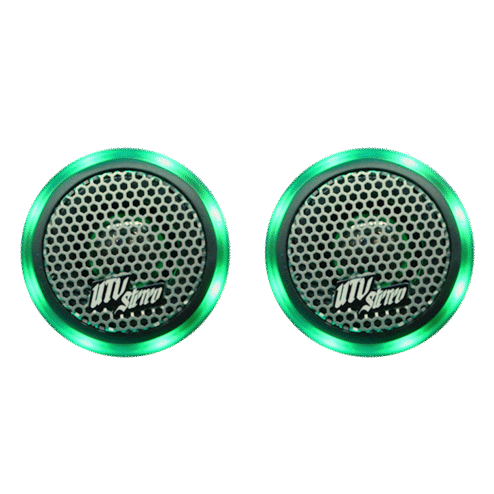Photo of Pro Series 1" Tweeter w/ Built In RGB LED (Pair) | UTVS-PTW by UTV Stereo - Premium High Frequency Tweeter for UTVs / Side by Sides