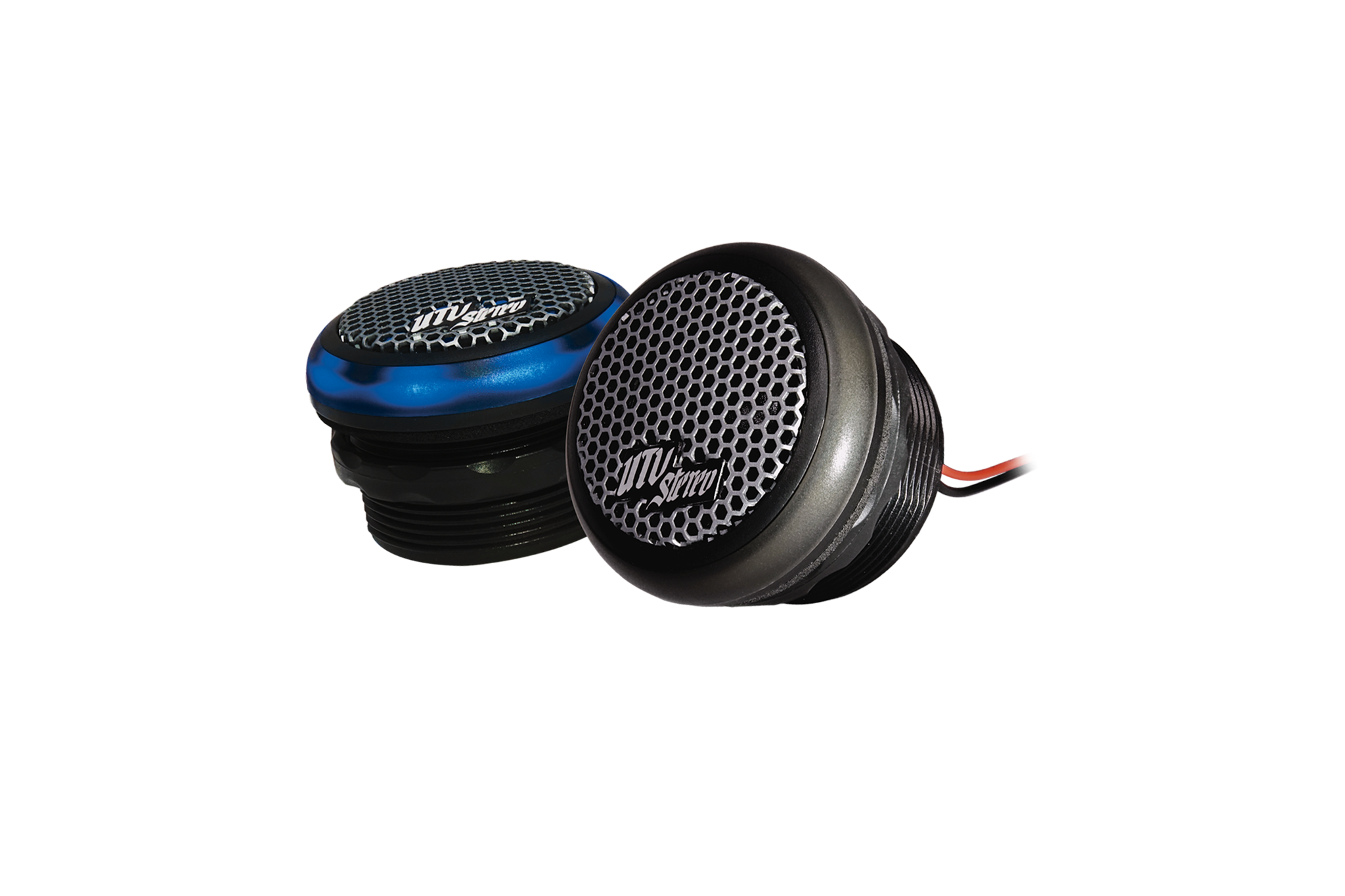 Photo of Pro Series 1" Tweeter w/ Built In RGB LED (Pair) | UTVS-PTW by UTV Stereo - Premium High Frequency Tweeter for UTVs / Side by Sides