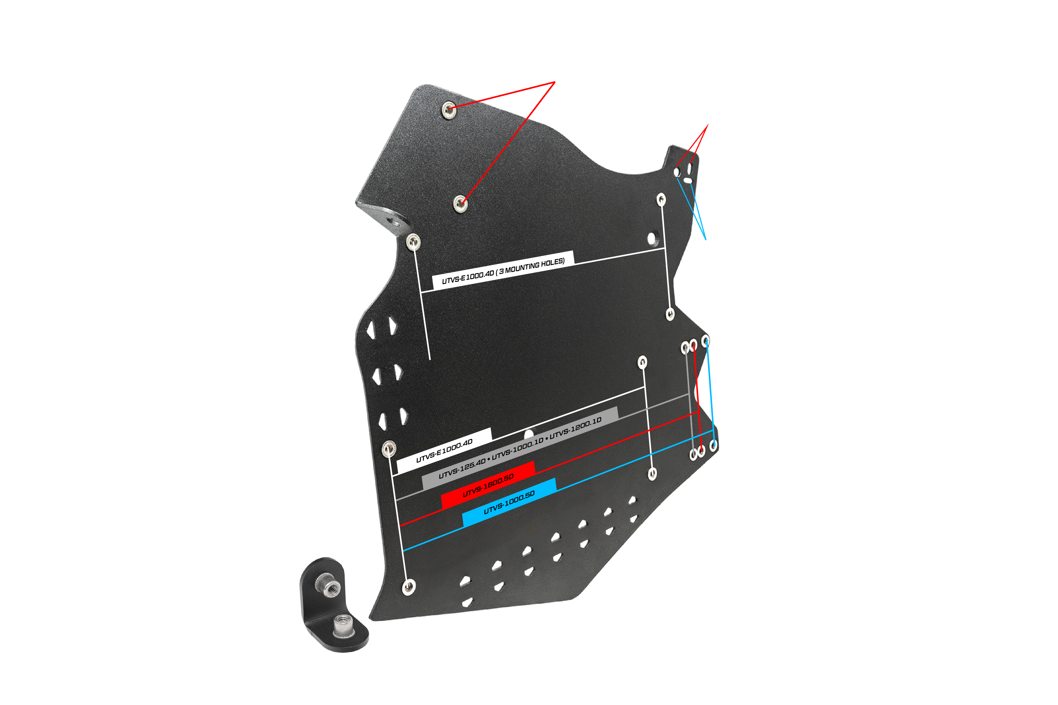 Photo of Can-Am® Maverick R Upper Amplifier Mount | UTVS-R-AMPMT-UP by UTV Stereo - Premium Can-Am Maverick R Amplifier Mount for UTVs / Side by Sides