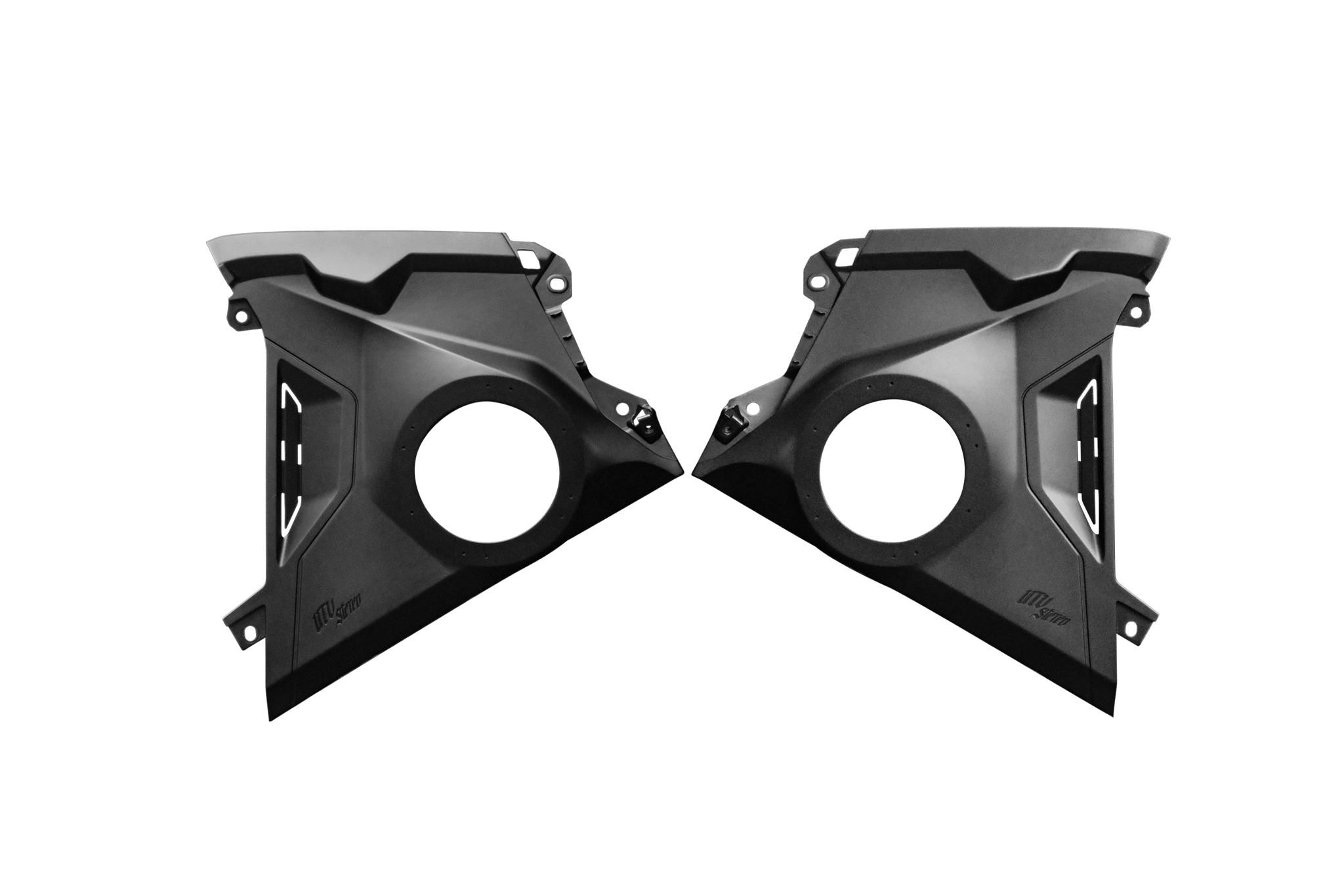 UTV Stereo - Can-Am Maverick R 6.5" Dash Panel Speaker Mounts | UTVS-R-DP65