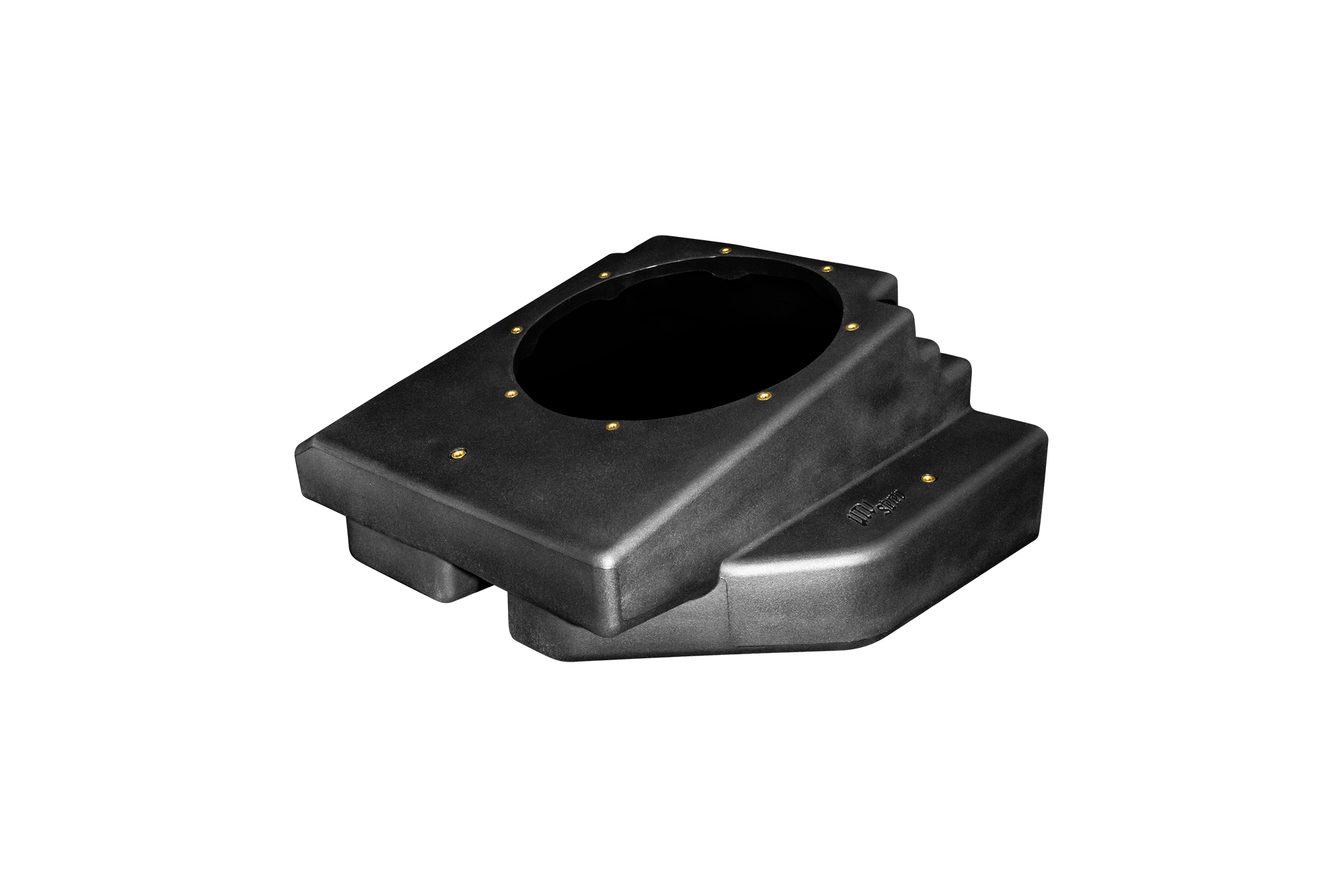 Photo of Can-Am® Maverick R 10" Rear Passenger Subwoofer Enclosure (PRE-ORDER ONLY)(4-SEAT MODELS) – Unloaded | UTVS-R-ENC-PASS-4R by UTV Stereo - Premium Maverick R Subwoofer Enclosure for UTVs / Side by Sides