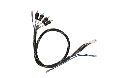 Can-Am® Defender HD11 BRP GO! Front & Rear RCA Output Harness + Remote | UTVS-DEF2-GO-RCA-OUT