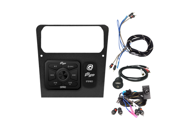 Photo of Maverick R Head Unit Mount Kit w/ Bass Knob | UTVS-R-HUMT-KIT-BASS-KNOB by UTV Stereo - Premium Switch Pros Upper Mount for UTVs / Side by Sides