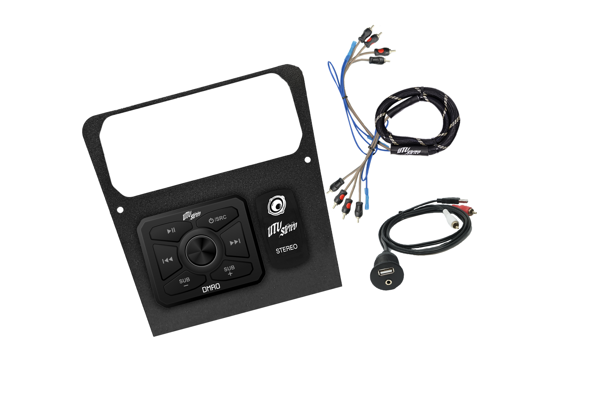 Photo of Maverick R Head Unit Mount Kit | UTVS-R-HUMT-KIT by UTV Stereo - Premium Switch Pros Upper Mount for UTVs / Side by Sides