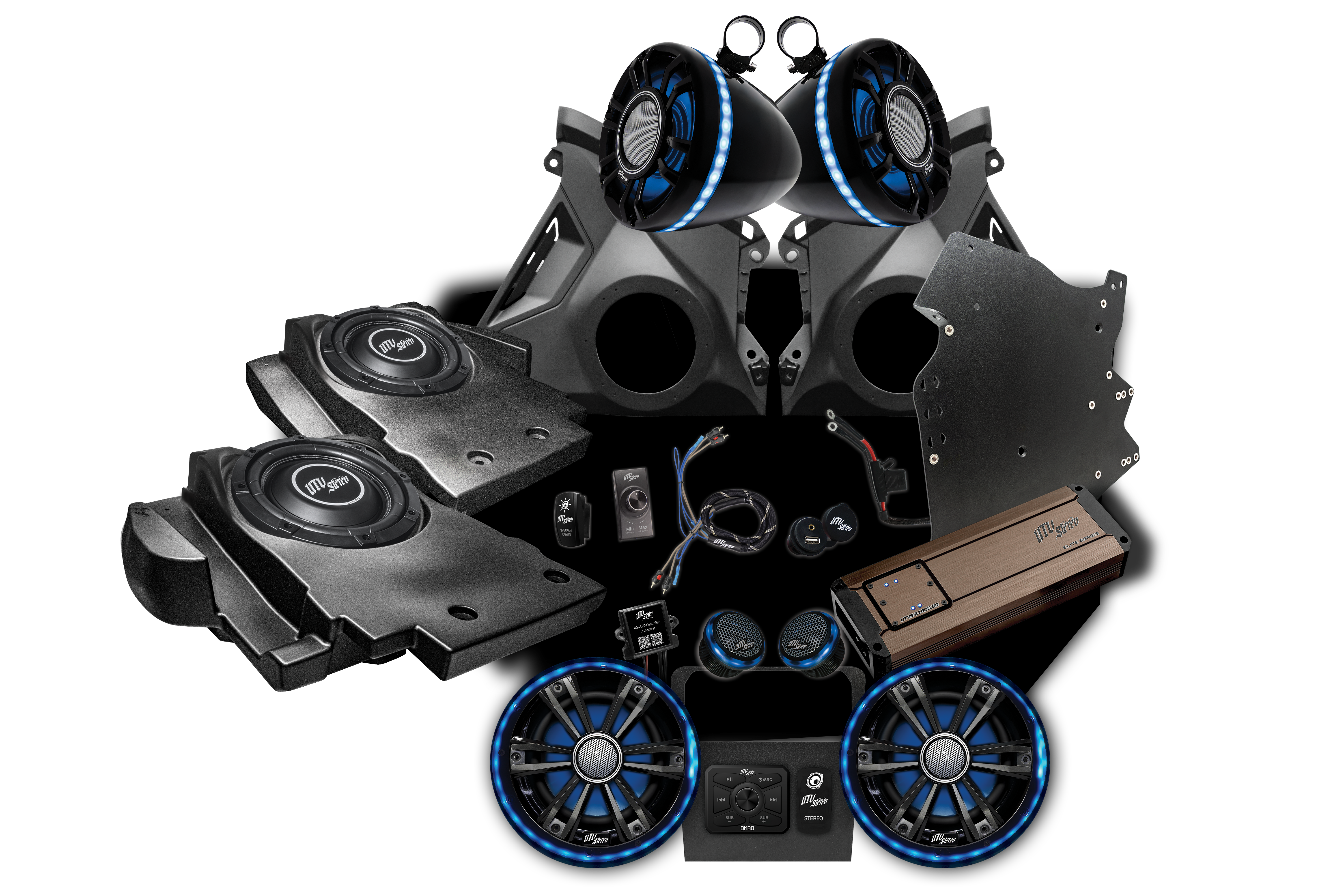 Photo of Can-Am® Maverick R Elite Series Stage 6 Stereo Kit | UTVS-R-S6-E by UTV Stereo - Premium for UTVs / Side by Sides