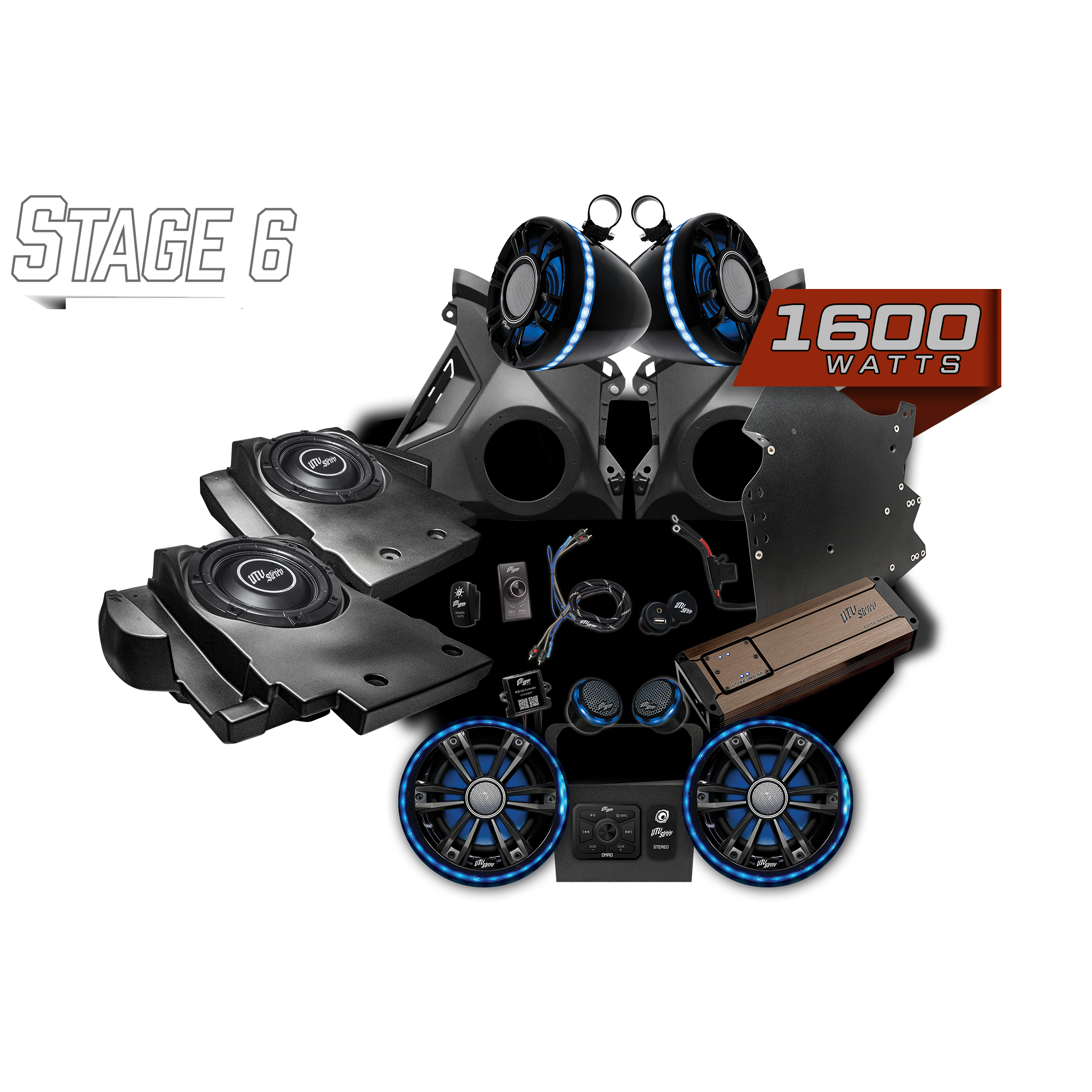 Photo of Can-Am® Maverick R Elite Series Stage 6 Stereo Kit | UTVS-R-S6-E by UTV Stereo - Premium for UTVs / Side by Sides