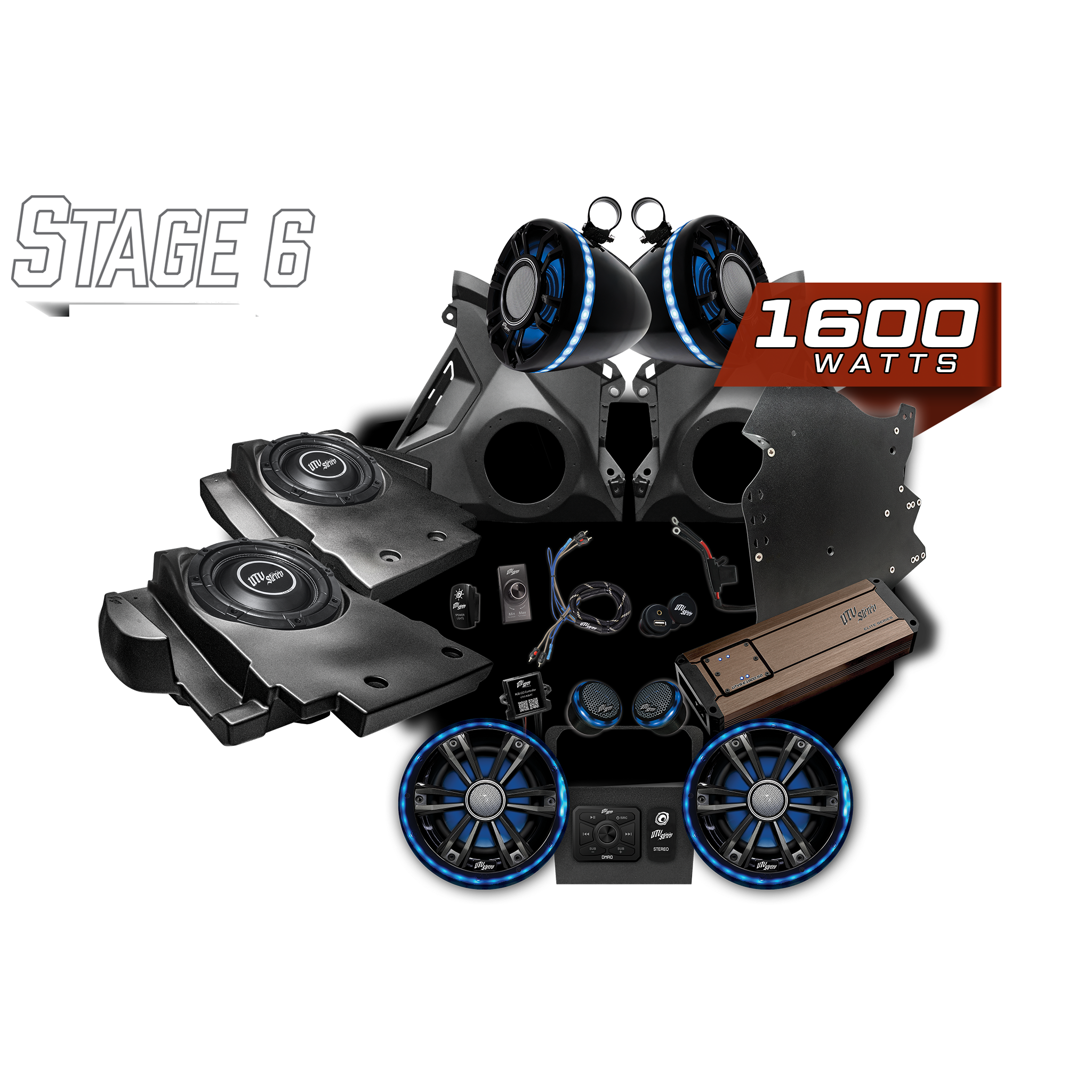 Photo of Can-Am® Maverick R Elite Series Stage 6 Stereo Kit | UTVS-R-S6-E by UTV Stereo - Premium for UTVs / Side by Sides