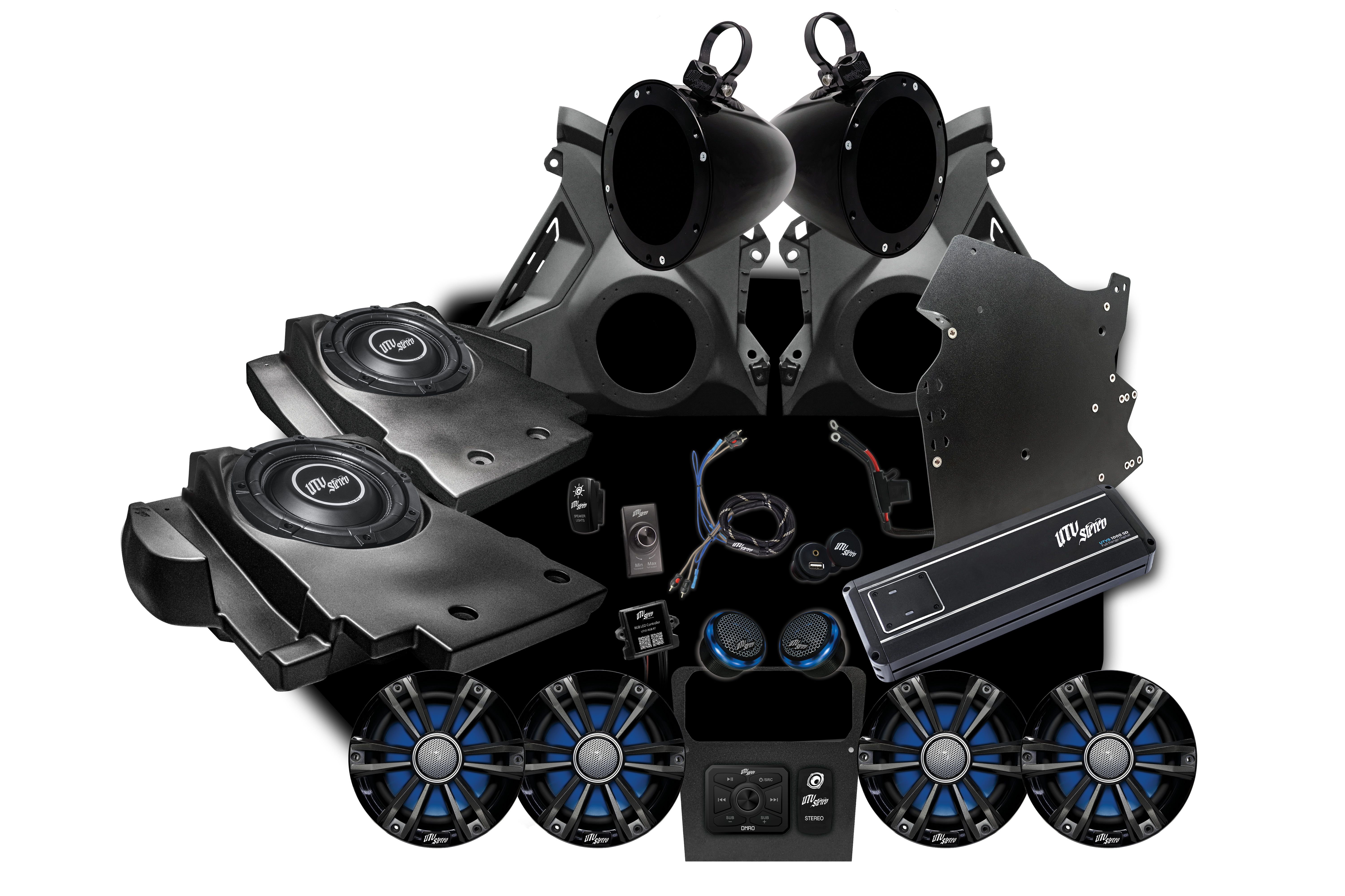 Photo of Can-Am® Maverick R Signature Series Stage 6 Stereo Kit | UTVS-R-S6-S by UTV Stereo - Premium for UTVs / Side by Sides