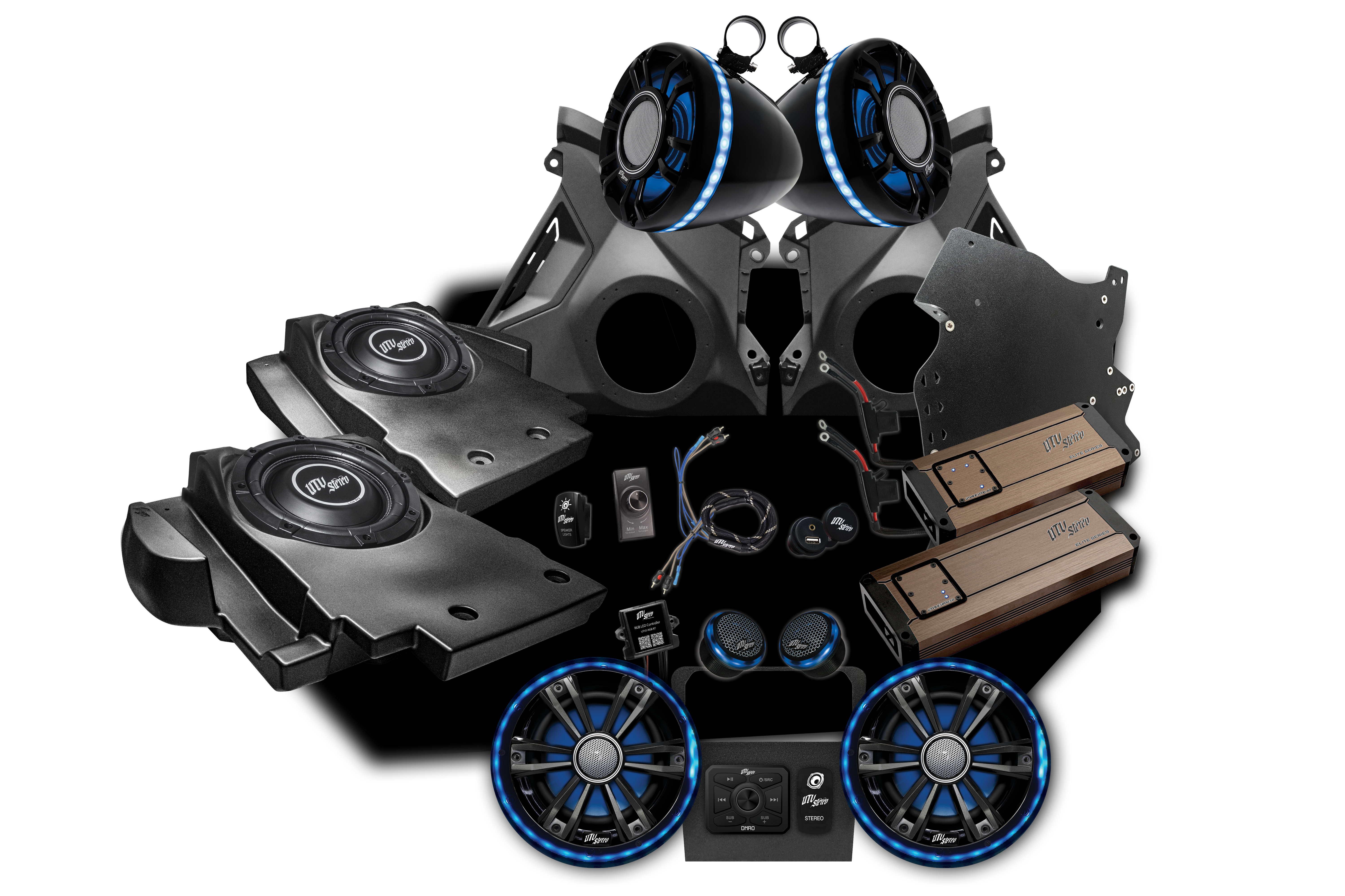 Photo of Can-Am® Maverick R Elite Series Stage 7 Stereo Kit | UTVS-R-S7-E by UTV Stereo - Premium for UTVs / Side by Sides
