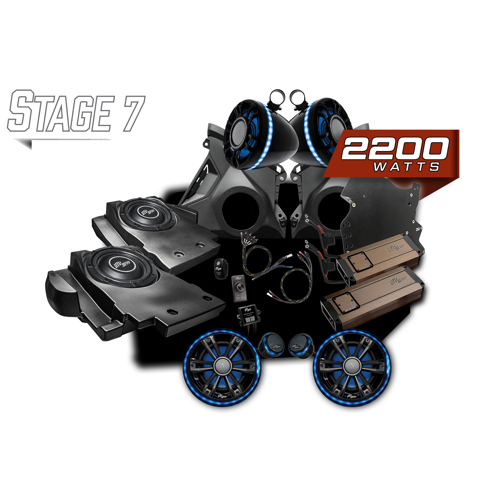 Photo of Can-Am® Maverick R BRP GO! Elite Series Stage 7 Stereo Kit | UTVS-R-S7-E-GO by UTV Stereo - Premium for UTVs / Side by Sides