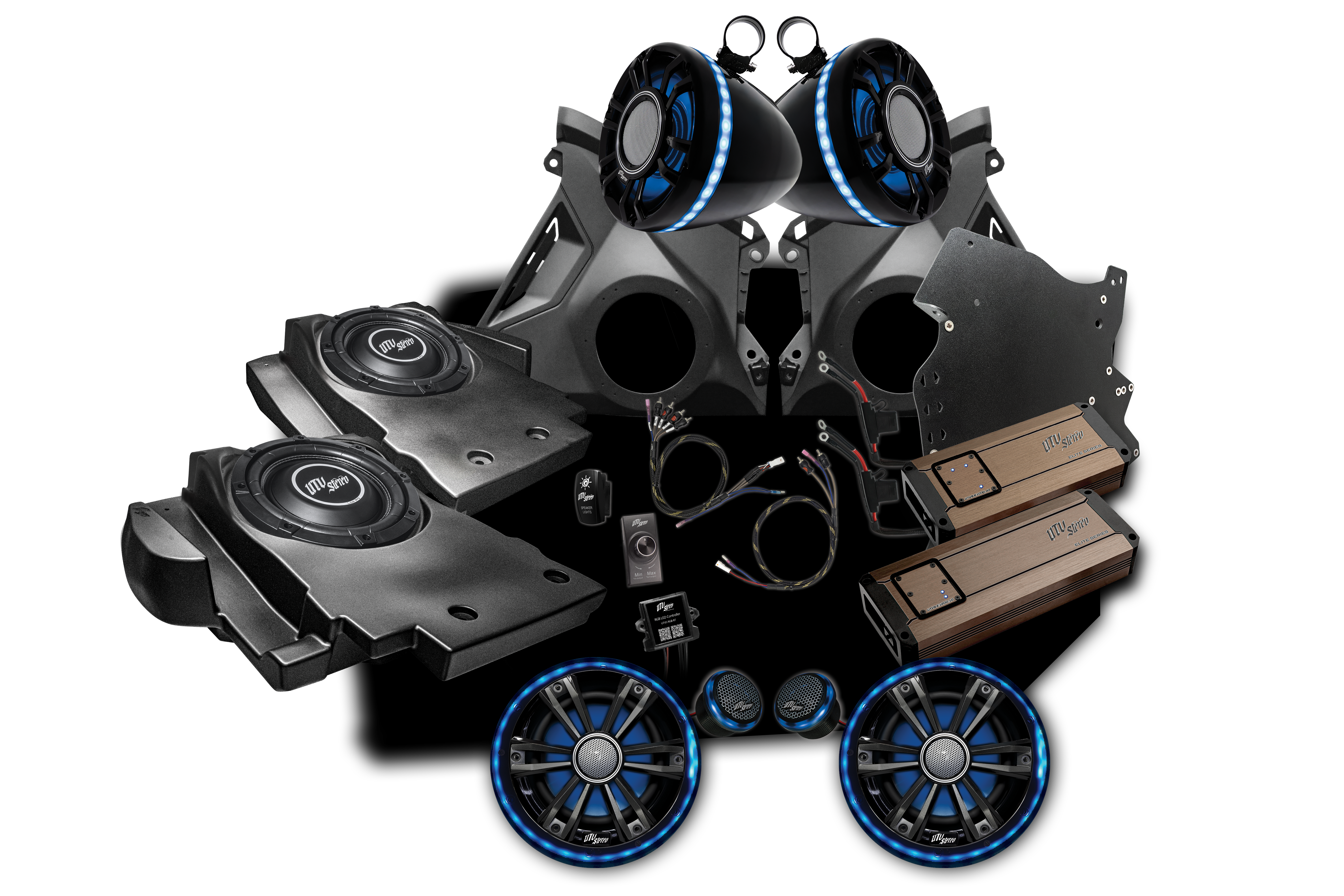 Photo of Can-Am® Maverick R BRP GO! Elite Series Stage 7 Stereo Kit | UTVS-R-S7-E-GO by UTV Stereo - Premium for UTVs / Side by Sides
