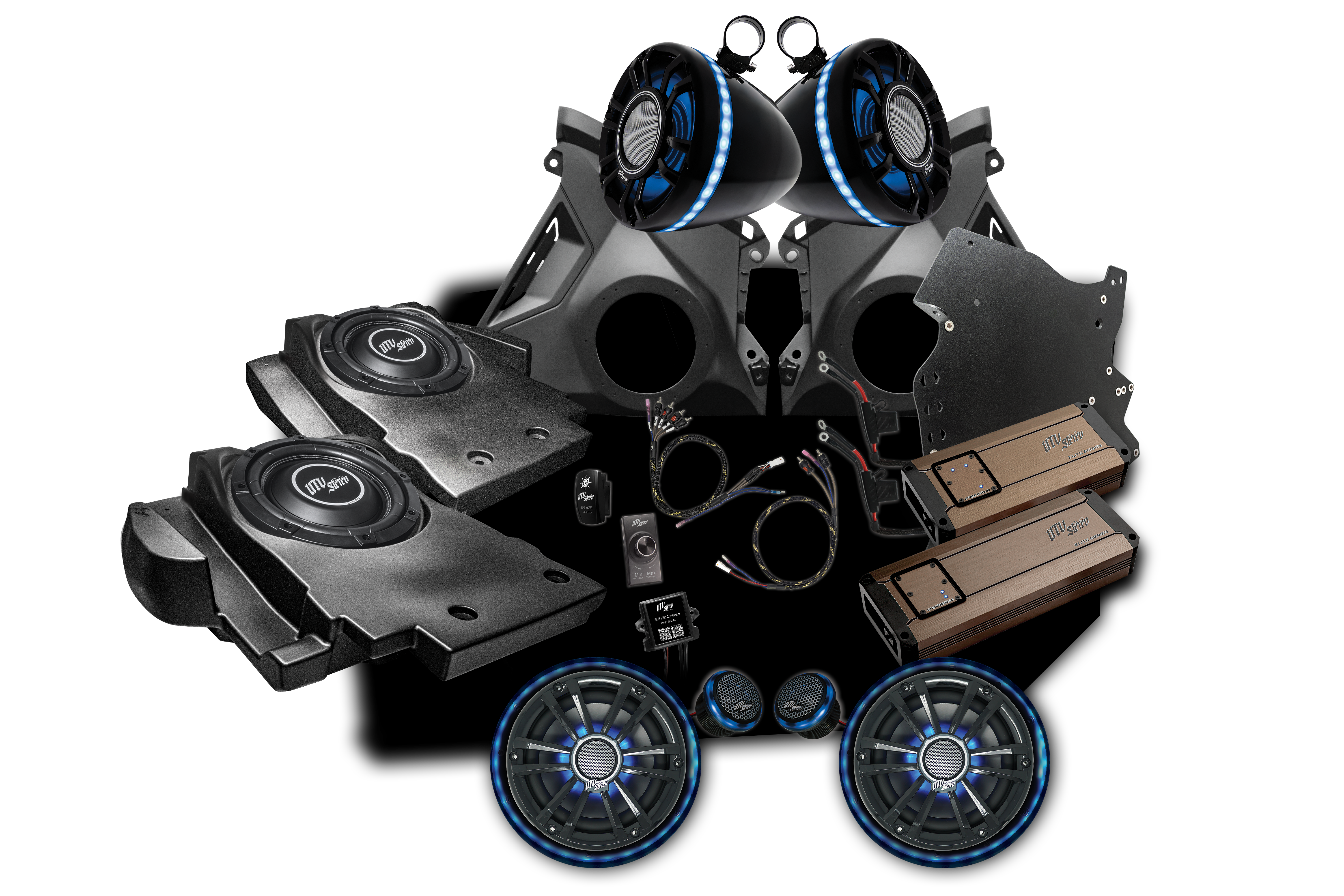 Photo of Can-Am® Maverick R BRP GO! Elite Series Stage 7 Stereo Kit | UTVS-R-S7-E-GO by UTV Stereo - Premium Polaris RZR Stage Kit for UTVs / Side by Sides