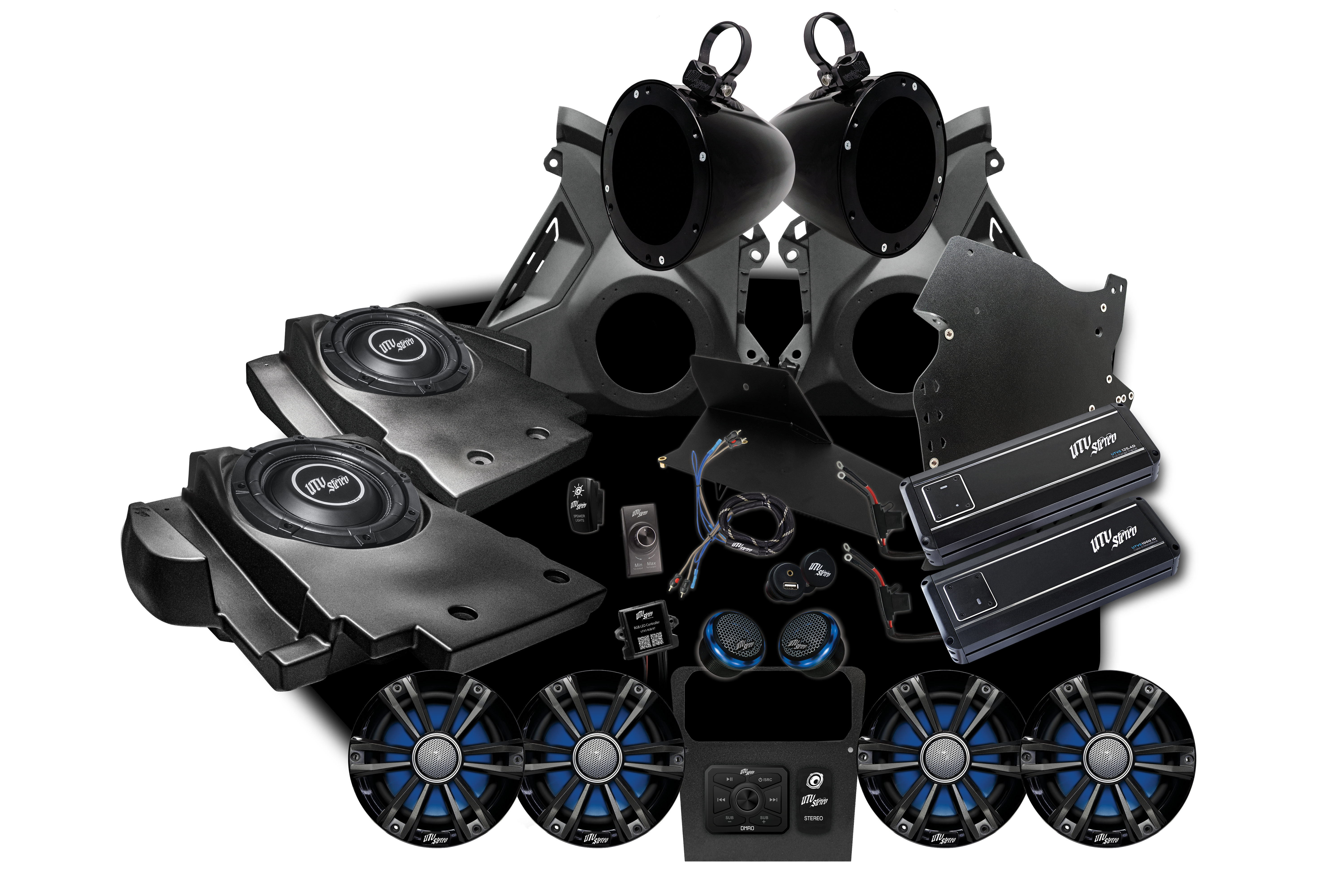 Photo of Can-Am® Maverick R Signature Series Stage 7 Stereo Kit | UTVS-R-S7-S by UTV Stereo - Premium for UTVs / Side by Sides