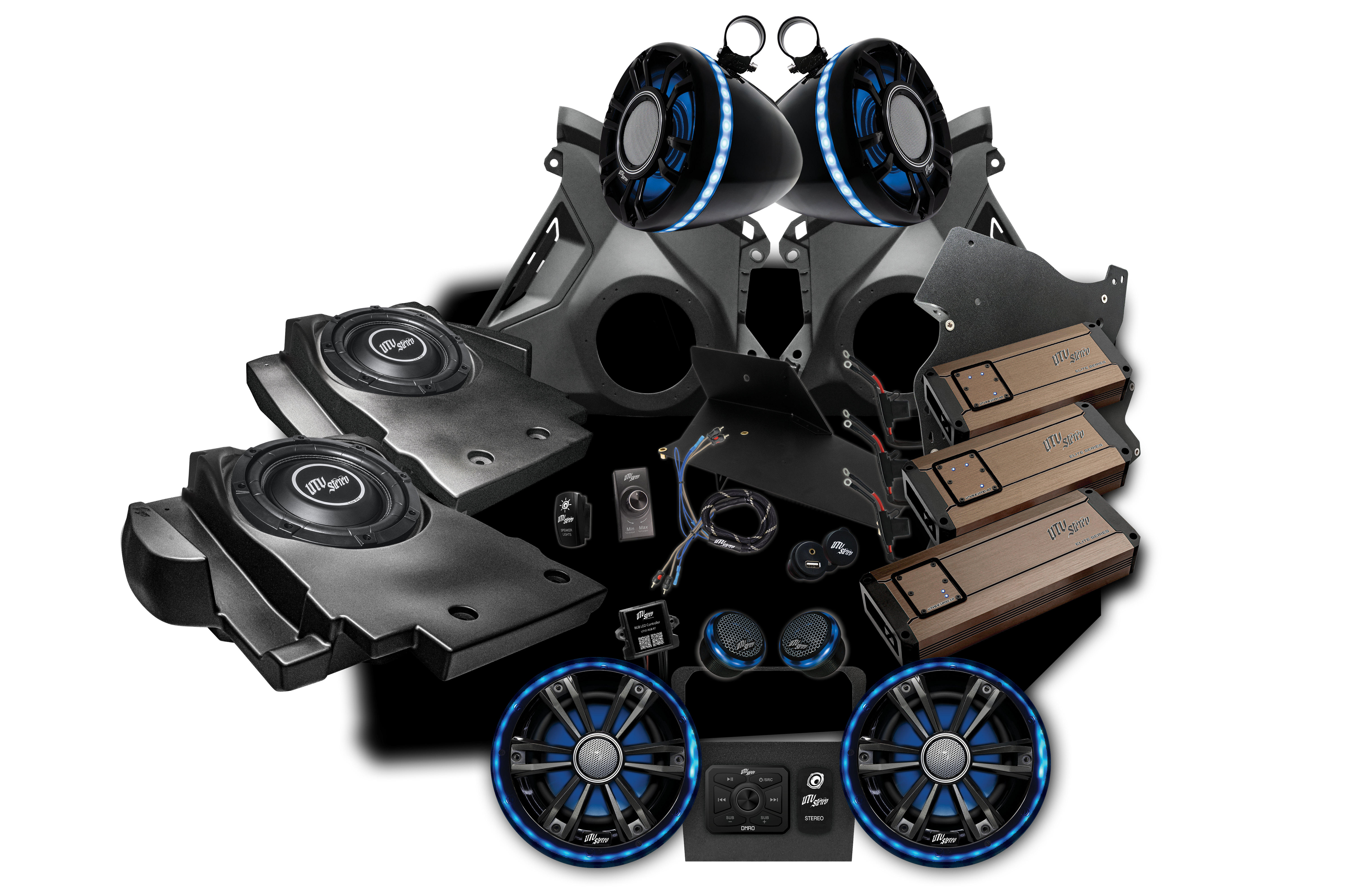 Photo of Can-Am® Maverick R Elite Series Stage 8 Stereo Kit | UTVS-R-S8-E by UTV Stereo - Premium for UTVs / Side by Sides