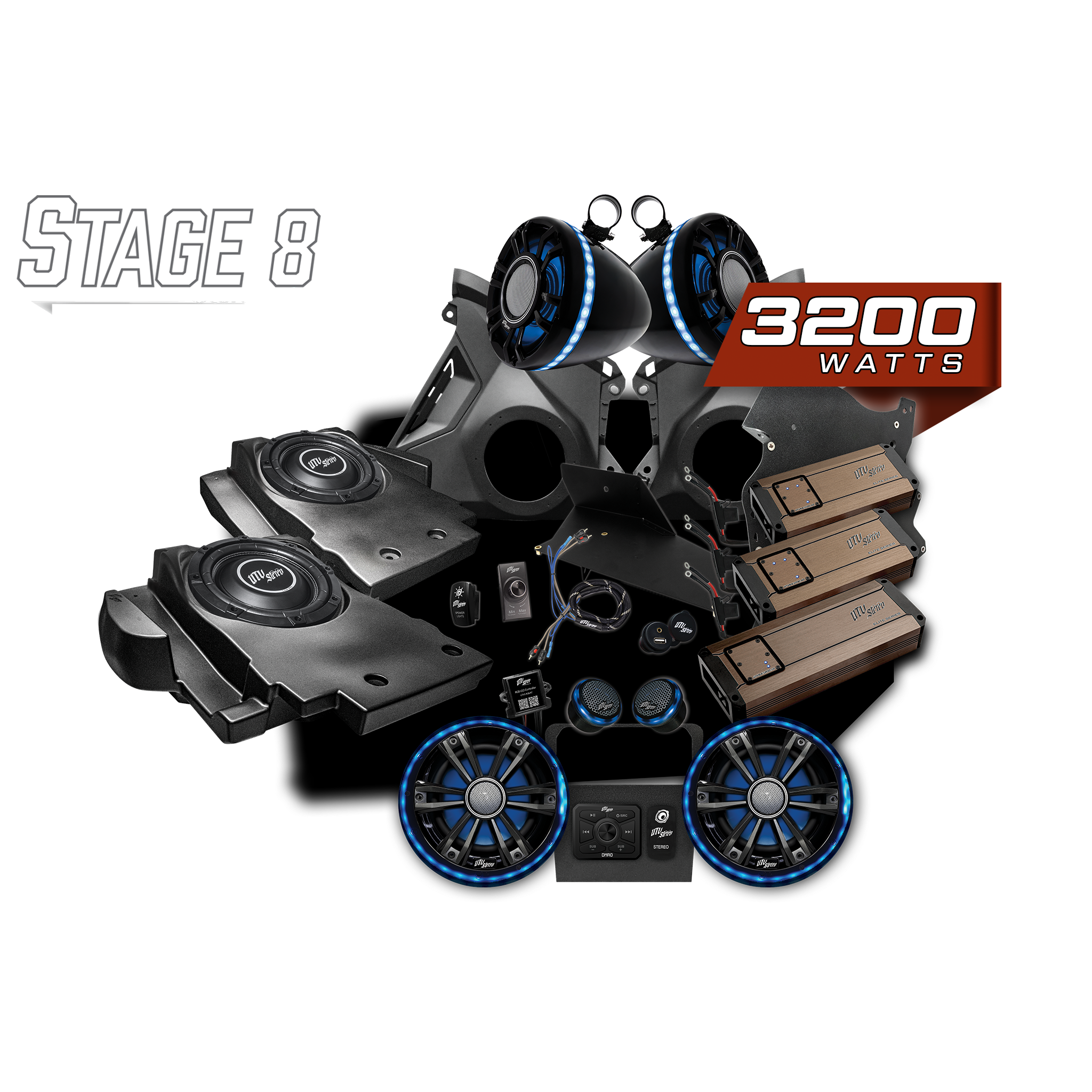 Photo of Can-Am® Maverick R Elite Series Stage 8 Stereo Kit | UTVS-R-S8-E by UTV Stereo - Premium for UTVs / Side by Sides