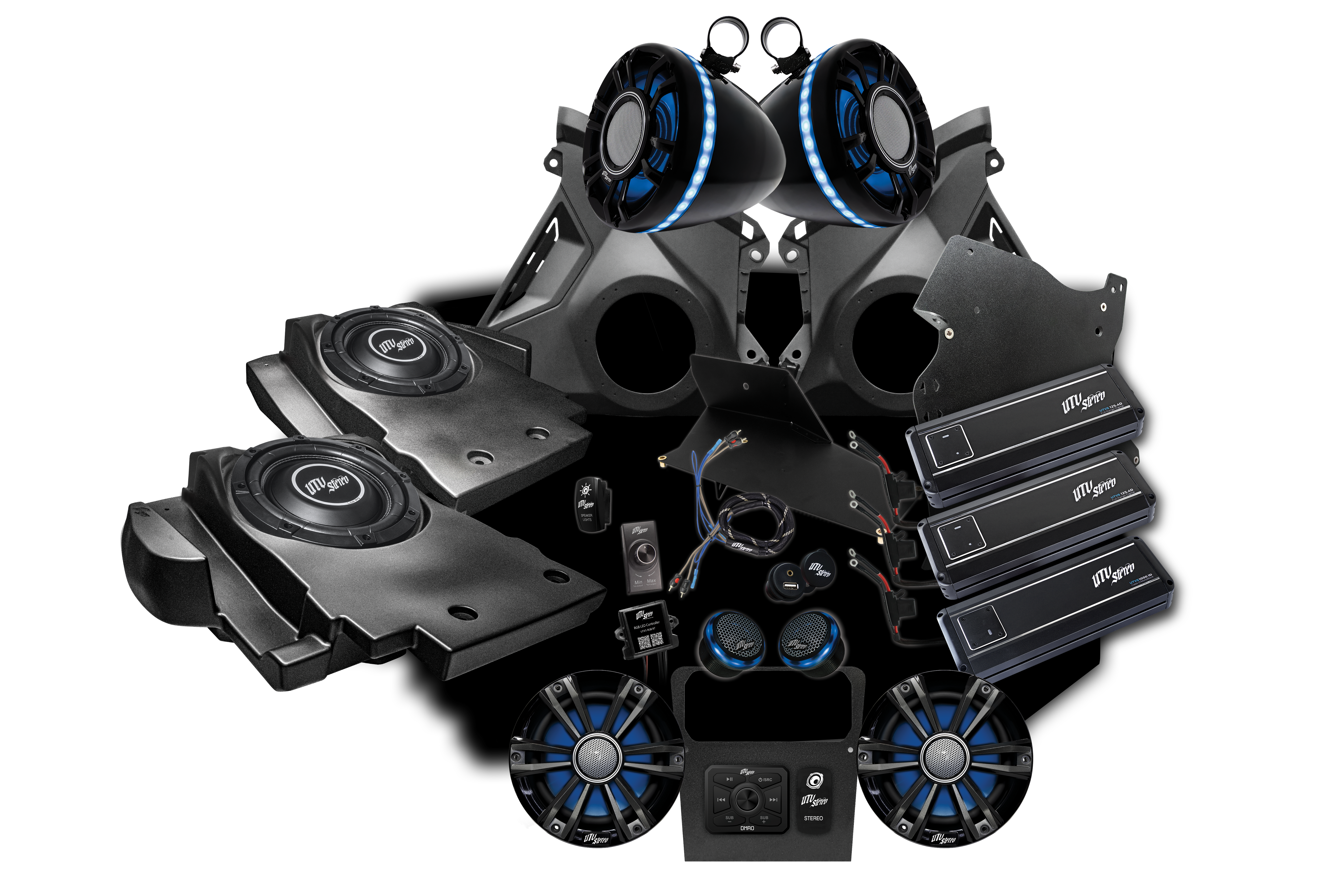 Photo of Can-Am® Maverick R Signature Series Stage 8 Stereo Kit | UTVS-R-S8-S by UTV Stereo - Premium for UTVs / Side by Sides