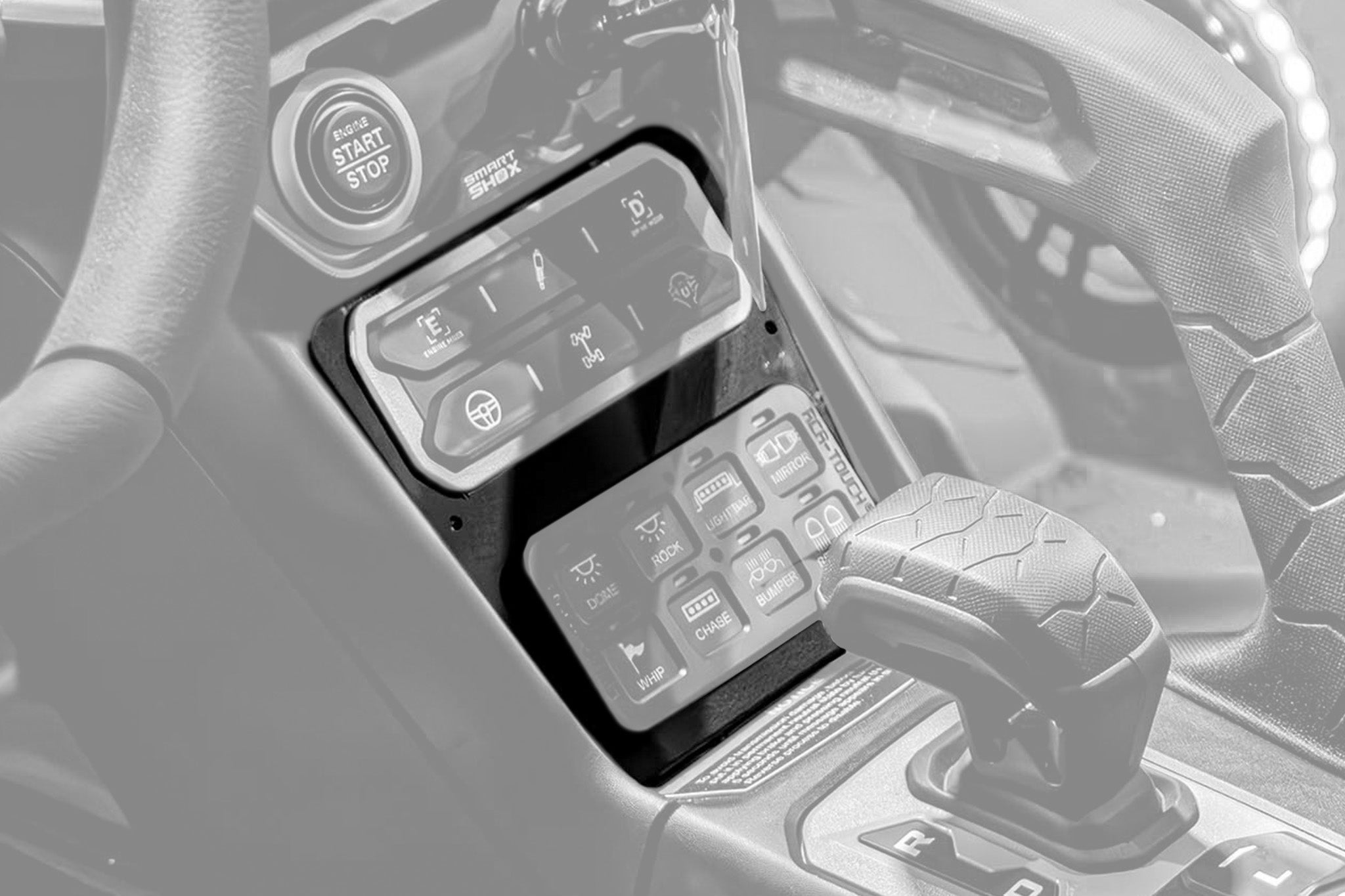 Photo of Switch-Pros® SP-9100 Mount for Can-Am® Maverick R | UTVS-R-SP-MT-8 by UTV Stereo - Premium Switch Pros Upper Mount for UTVs / Side by Sides