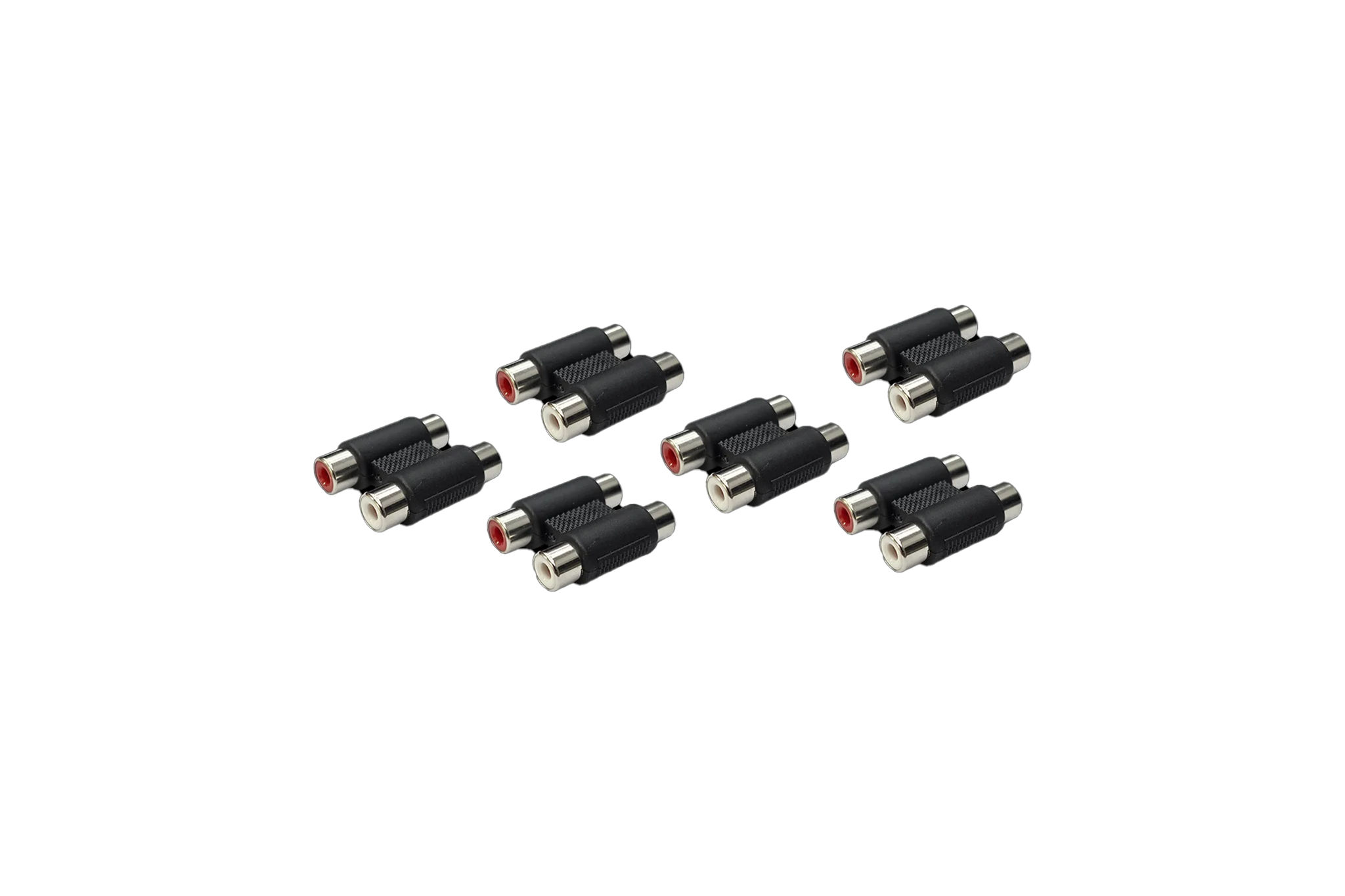 Photo of UTV Stereo RCA Barrel Connectors Female (6-Pack) | UTVS-RCA-BARREL-3 by UTV Stereo - Premium RCA Cables for UTVs / Side by Sides