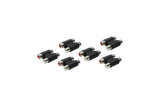 UTV Stereo Female RCA Barrel Connectors – 6 Pack