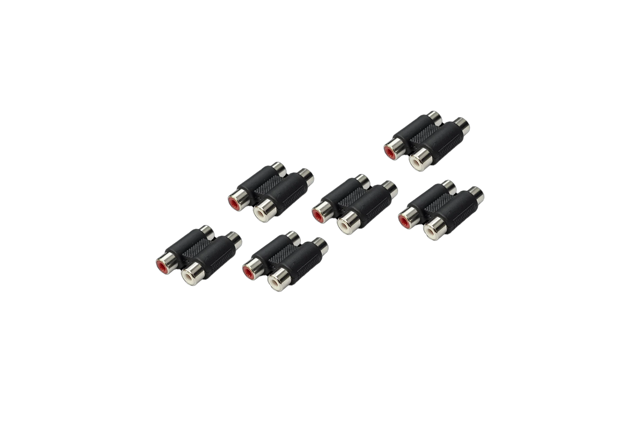 Photo of UTV Stereo RCA Barrel Connectors Female (6-Pack) | UTVS-RCA-BARREL-3 by UTV Stereo - Premium RCA Cables for UTVs / Side by Sides