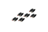 UTV Stereo Female RCA Barrel Connectors – 6 Pack