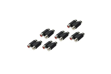 UTV Stereo RCA Barrel Connectors Female (6-Pack) | UTVS-RCA-BARREL-3