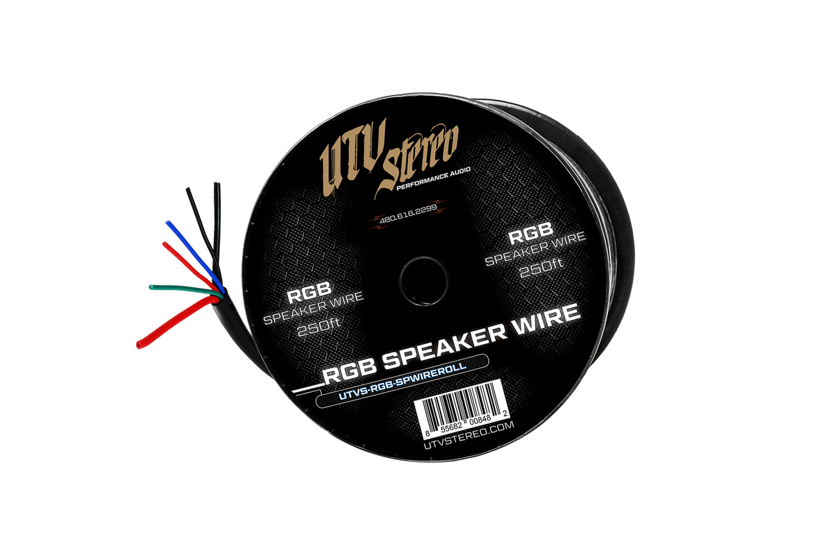 6 Conductor RGB Speaker Wire | UTVS-RGB-SPWIRE-ROLL