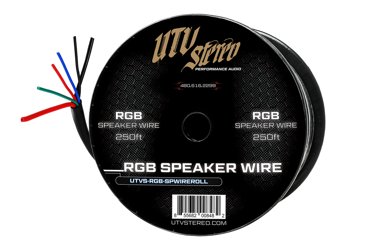6 Conductor RGB Speaker Wire | UTVS-RGB-SPWIRE-ROLL