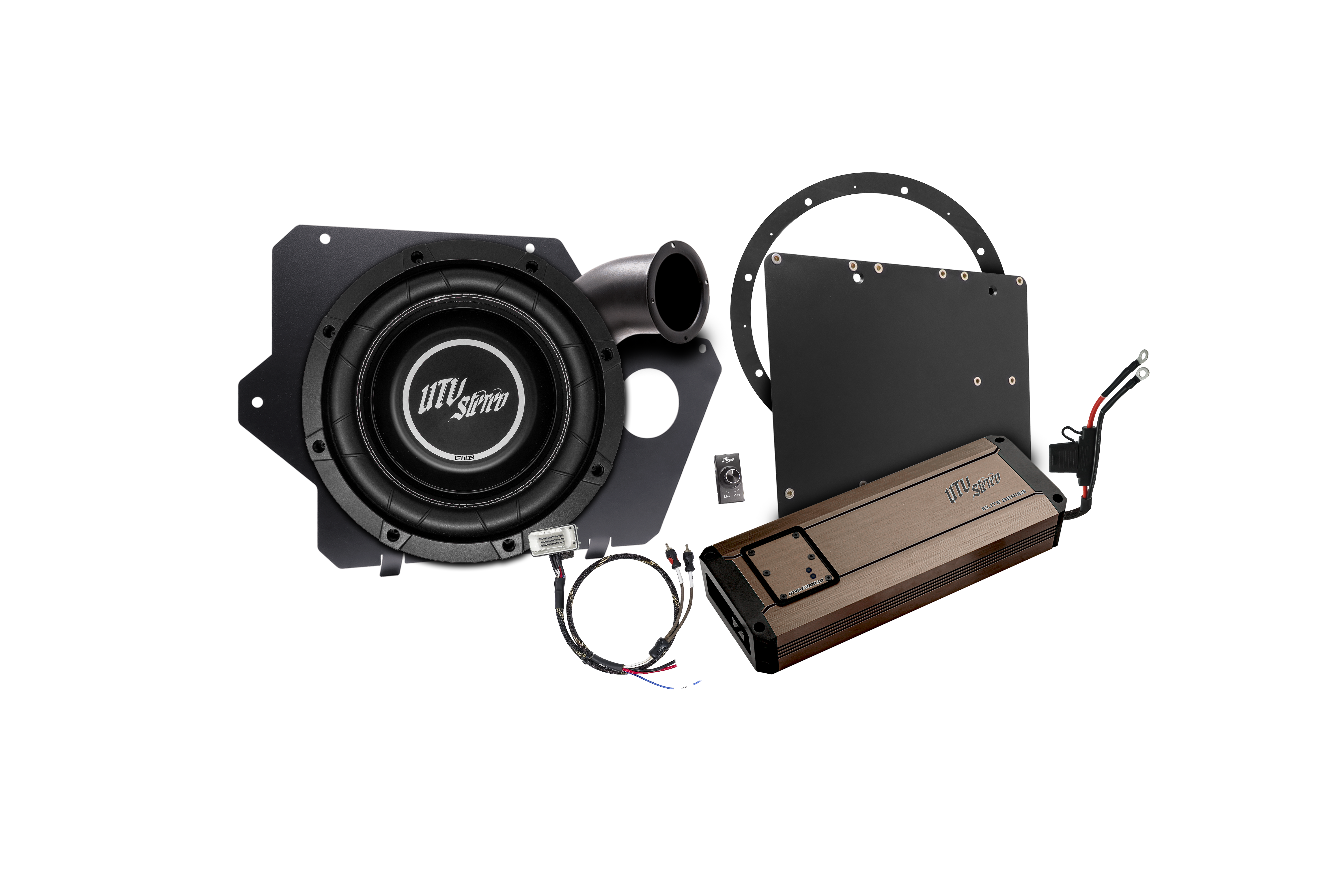 Photo of Polaris® Xpedition 1200W 10" Subwoofer Kit | UTVS-XPD-SUB-1200-1 by UTV Stereo - Premium Xpedition Subwoofer Kit for UTVs / Side by Sides