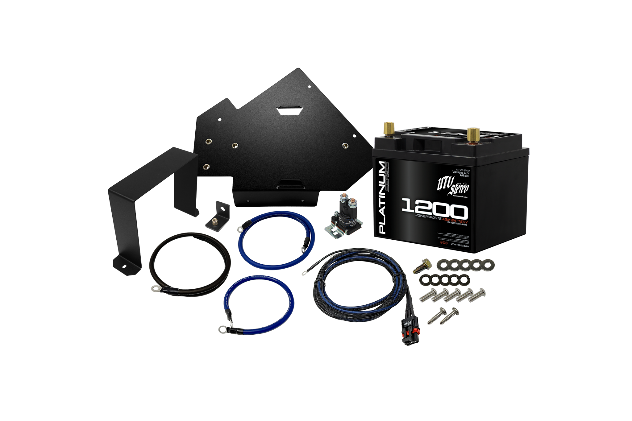 Photo of Polaris Ranger 1500 2nd Battery Kit | UTVS-RNG-2BATT-KIT by UTV Stereo - Premium Polaris Ranger 2nd Battery Kit for UTVs / Side by Sides