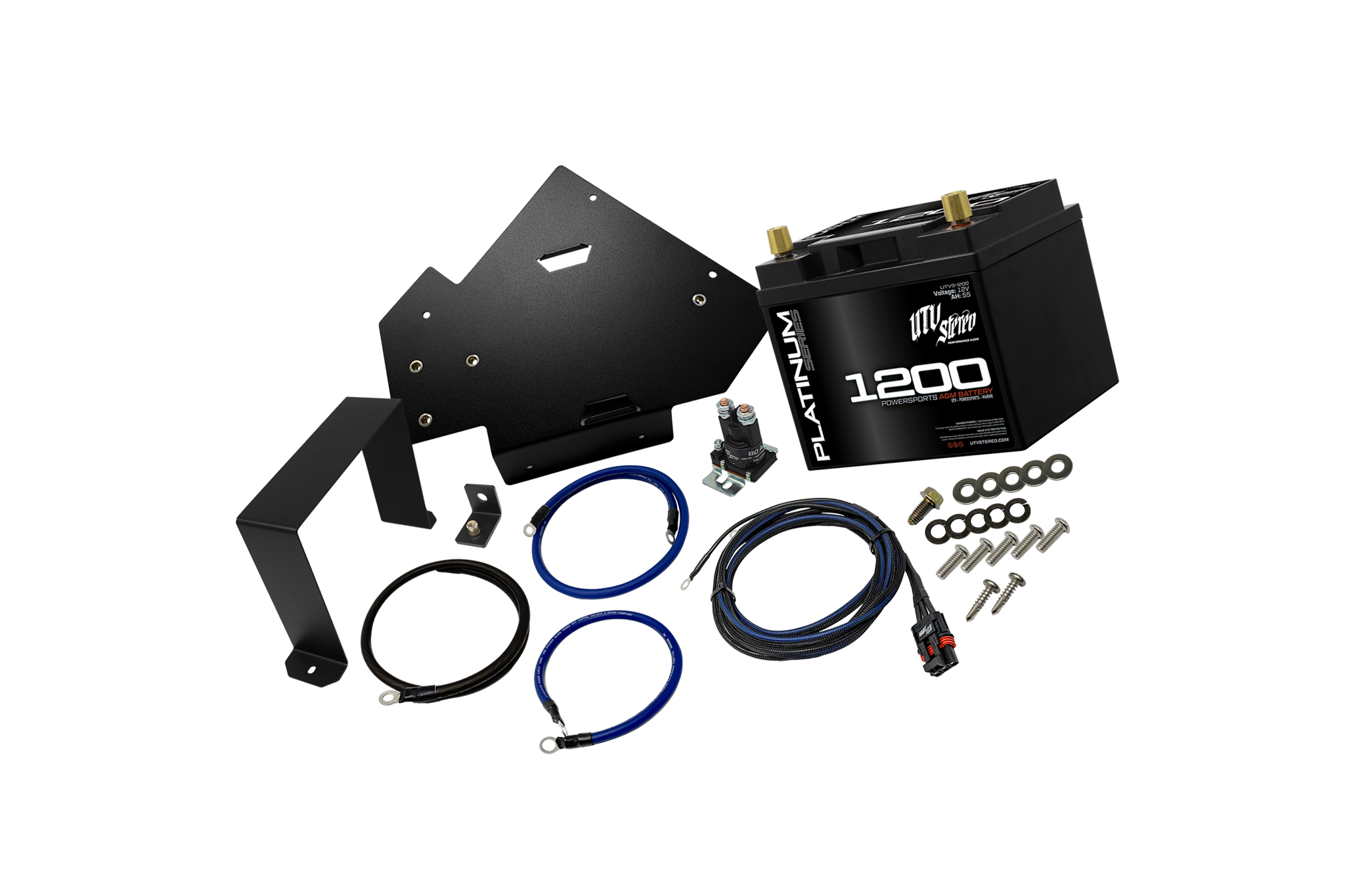 Photo of Polaris Ranger 1500 2nd Battery Kit | UTVS-RNG-2BATT-KIT by UTV Stereo - Premium Polaris Ranger 2nd Battery Kit for UTVs / Side by Sides