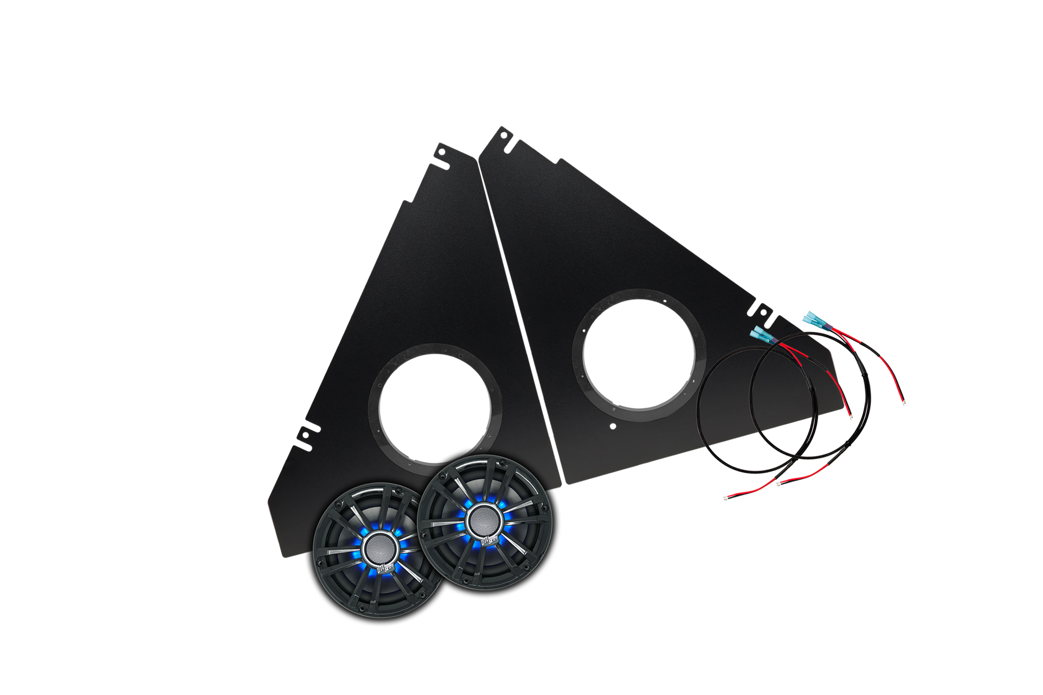 Photo of Polaris® Ranger 1500 Front Overhead Speaker Upgrade Kit | UTVS-RNG-FS-UP by UTV Stereo - Premium Ranger Overhead Speaker Kit for UTVs / Side by Sides