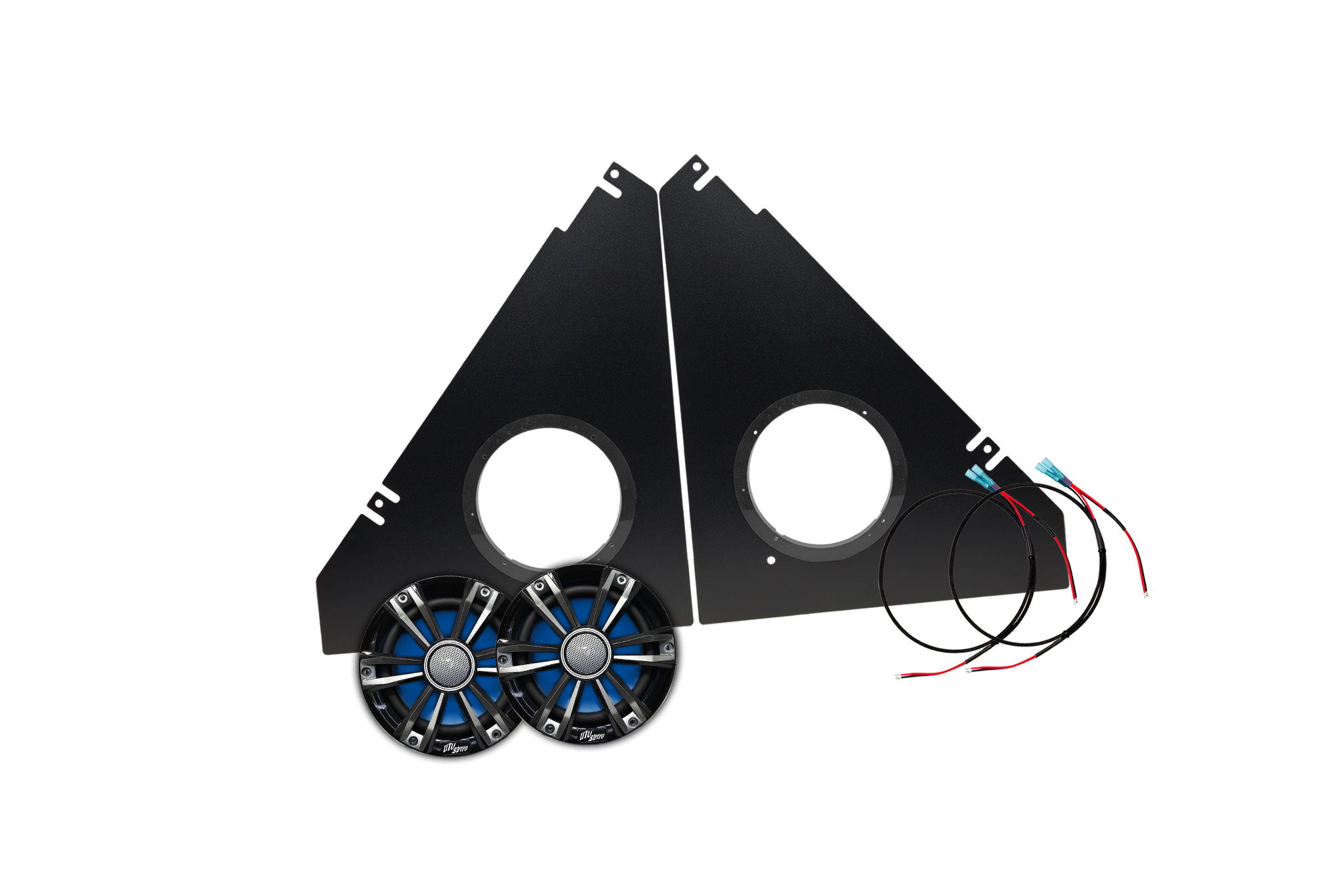 Photo of Polaris® Ranger 1500 Front Overhead Speaker Upgrade Kit | UTVS-RNG-FS-UP by UTV Stereo - Premium for UTVs / Side by Sides
