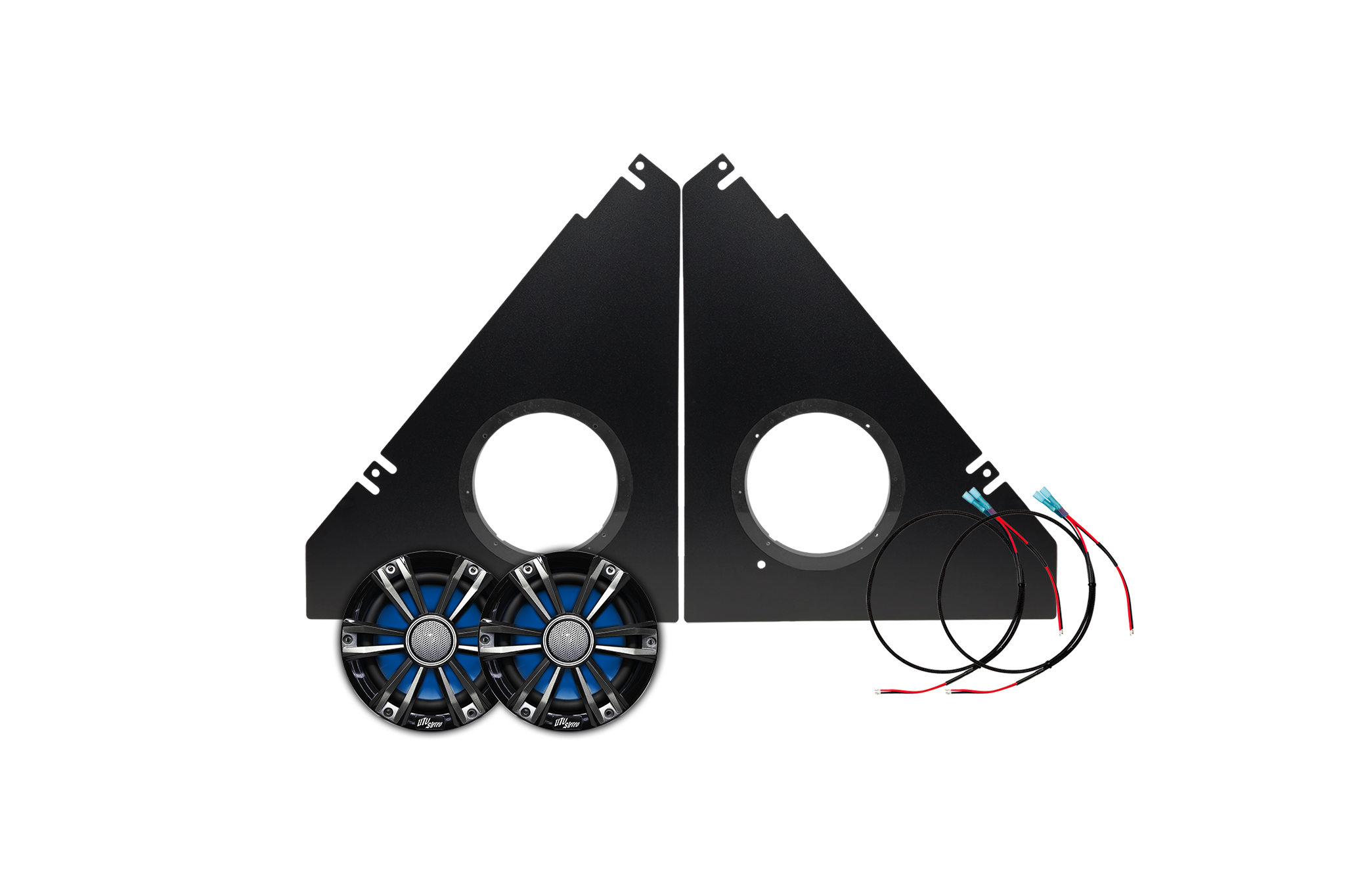 Photo of Polaris® Ranger 1500 Front Overhead Speaker Upgrade Kit | UTVS-RNG-FS-UP by UTV Stereo - Premium for UTVs / Side by Sides