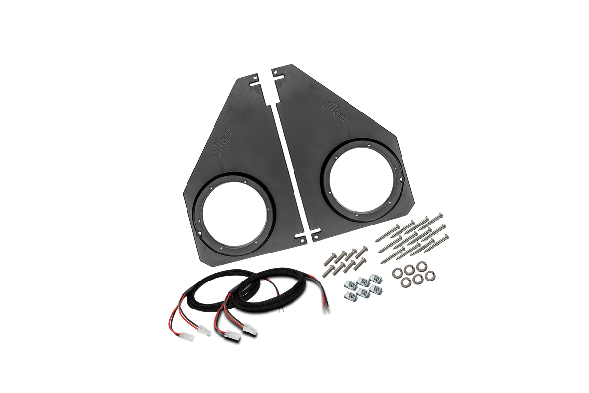 Polaris® Ranger 1500 Front Overhead Speaker Adapters (Pair) V2 | UTVS-RNG-OSA-FRONT