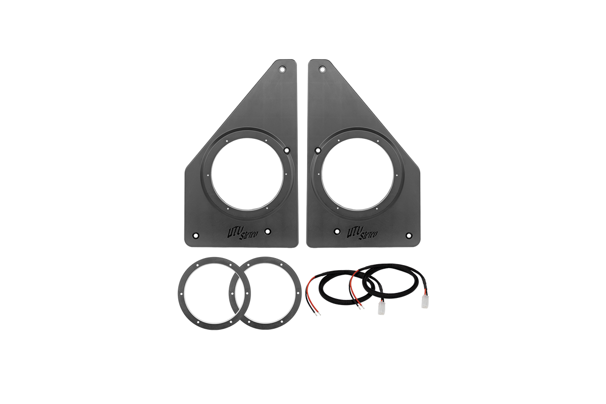 UTV Stereo Polaris Ranger 1500 rear overhead speaker adapters