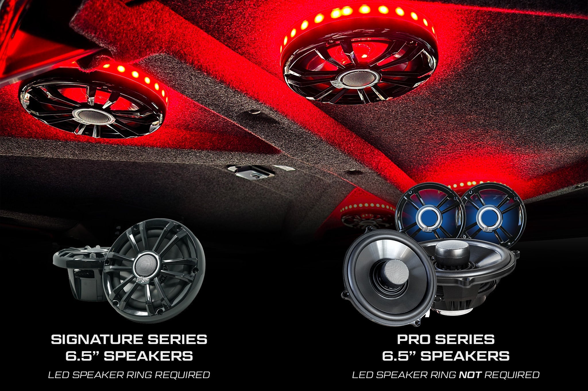 Photo of Polaris® Ranger 1500 Front Overhead Speaker Adapters (Pair) | UTVS-RNG-OSA-FRONT by UTV Stereo - Premium for UTVs / Side by Sides