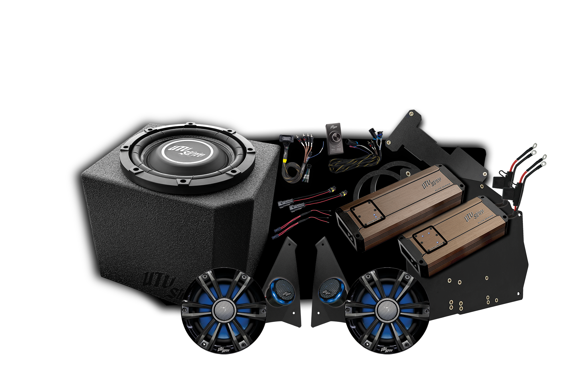 Photo of Polaris Ranger 1500 Ride Command® Stage 7 Stereo Kit | UTVS-RNG-S7-RC by UTV Stereo - Premium for UTVs / Side by Sides