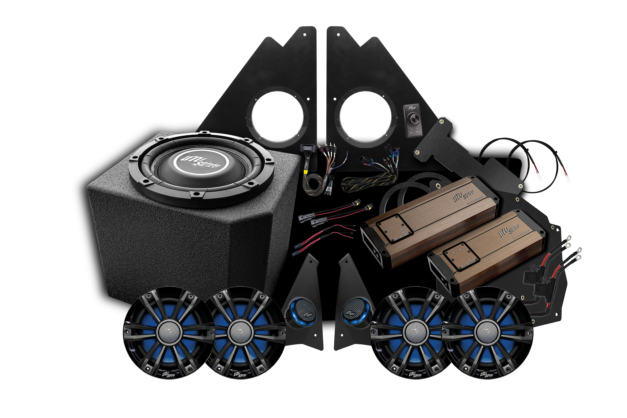 Photo of Polaris Ranger 1500 Ride Command® Stage 7 Stereo Kit | UTVS-RNG-S7-RC by UTV Stereo - Premium for UTVs / Side by Sides