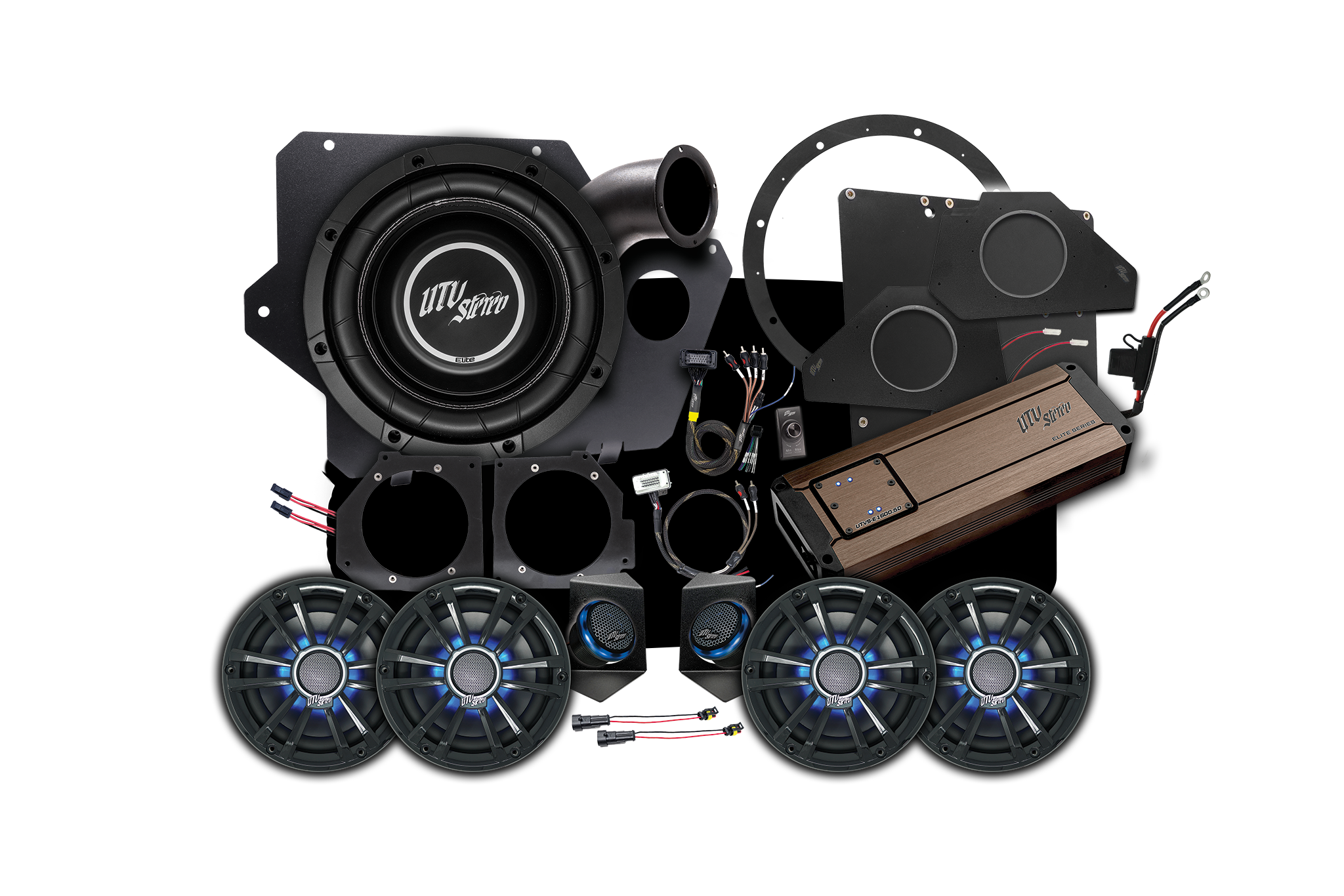 Photo of Polaris Xpedition Ride Command® Stage 6 Stereo Kit | UTVS-XPD-S6-RC by UTV Stereo - Premium Polaris Ranger Stage Kit for UTVs / Side by Sides